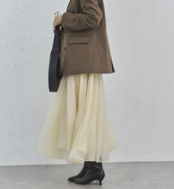 Doux archives「切替ギャザースカート」|スカート|