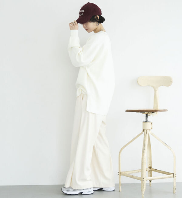 Doux archives「スウェットライクニットプルオーバー」|ニット・セーター|