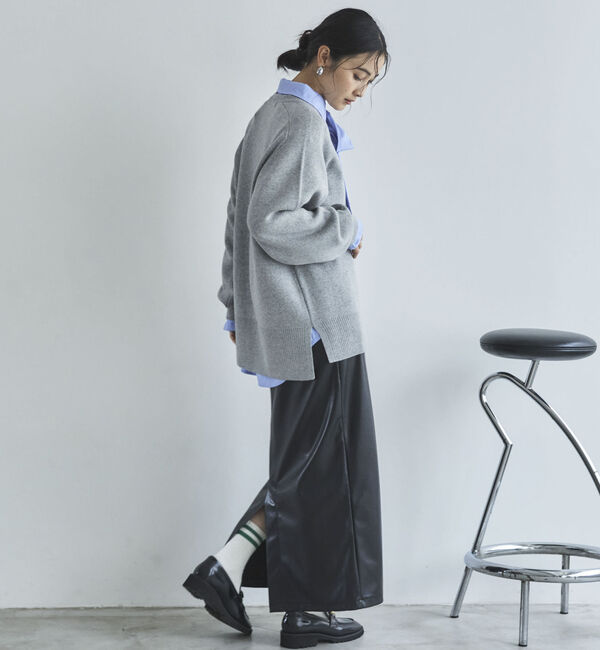 Doux archives「スウェットライクニットプルオーバー」|ニット・セーター|