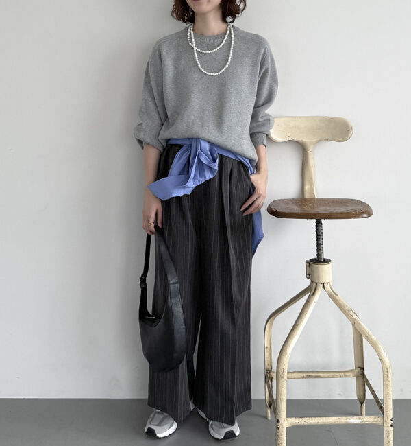 Doux archives「スウェットライクニットプルオーバー」|ニット・セーター|