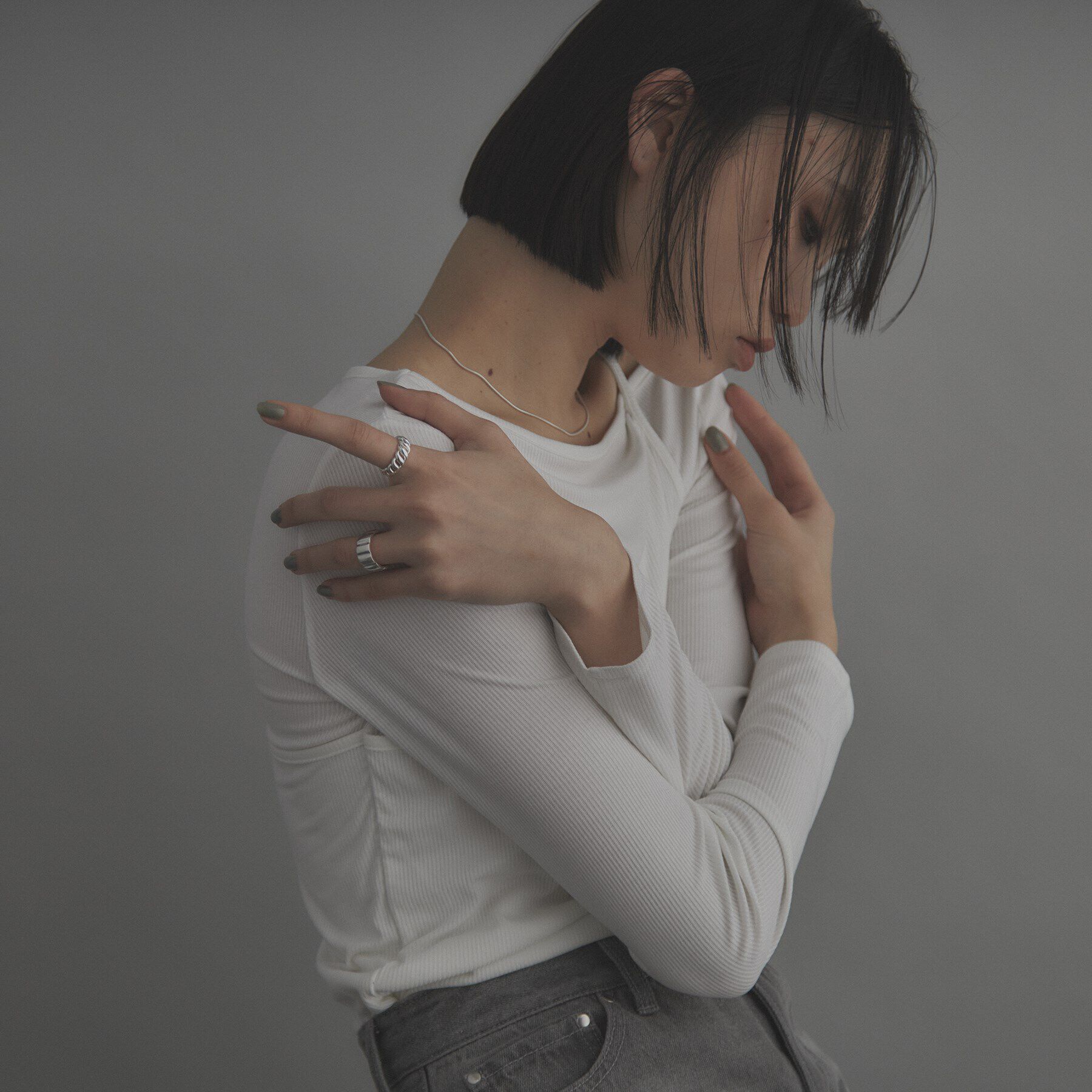 COCOSHNIK ONKITSCH「シルバー グルーヴリング」|リング|