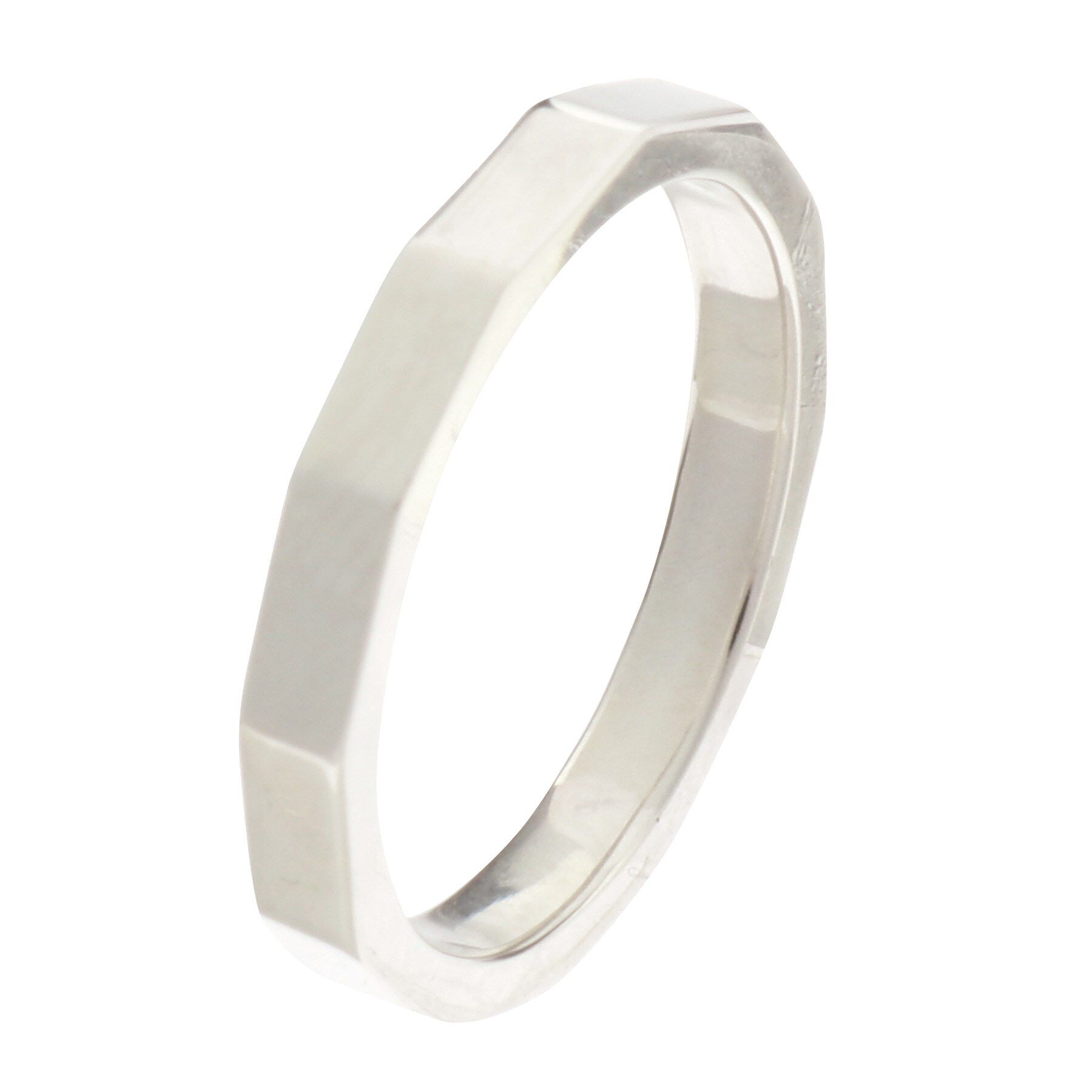 COCOSHNIK「シルバー 面取り リング」|リング|シルバー(600)