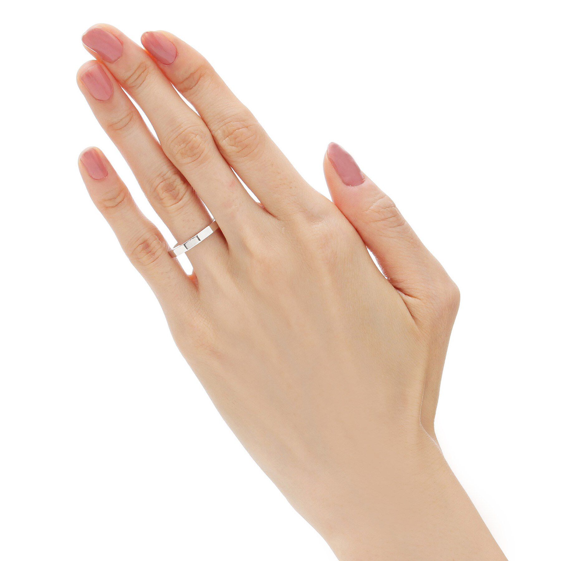 COCOSHNIK「シルバー 面取り リング」|リング|