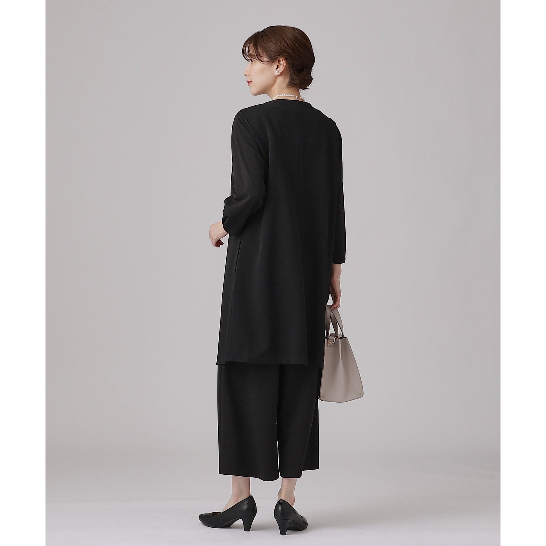 SHOO･LA･RUE「【通勤／デイリー／セットアップ可】マルチに使える カットジョーゼット ジレ」|ベスト・ジレ|