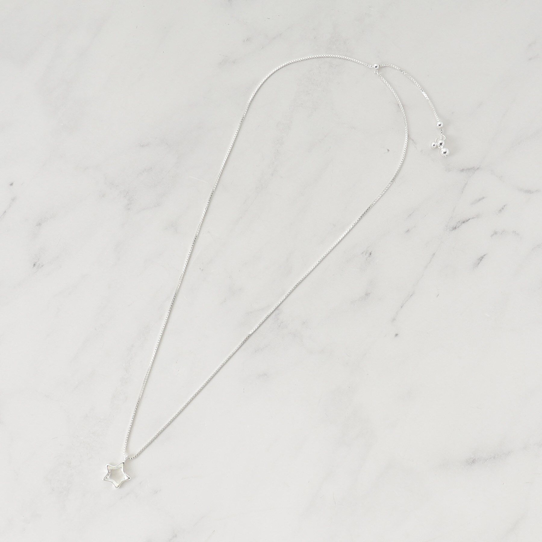 SHOO･LA･RUE「【2WAY】クリアスターネックレス」|ネックレス|