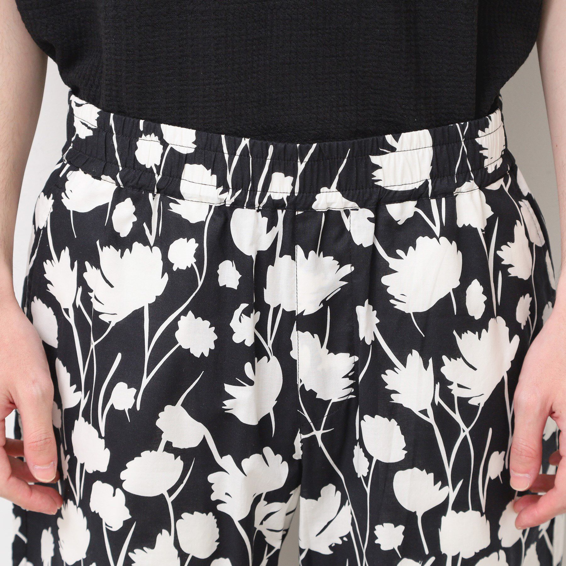 Dessin「【リンクコーデ・ウエストゴム】フラワープリントパンツ」|その他|