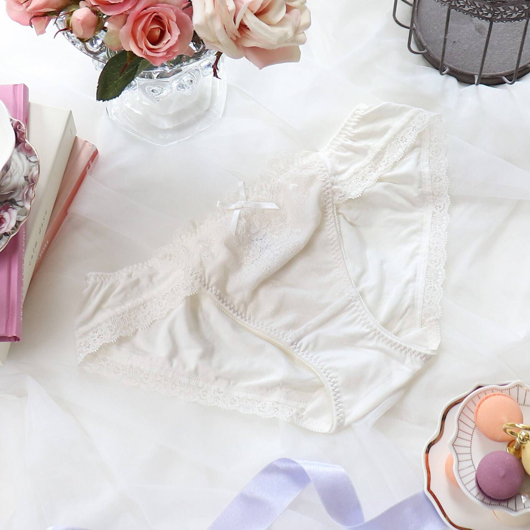 Risa Magli「アマイア ノーマルショーツ」|インナー|アイボリー(004)