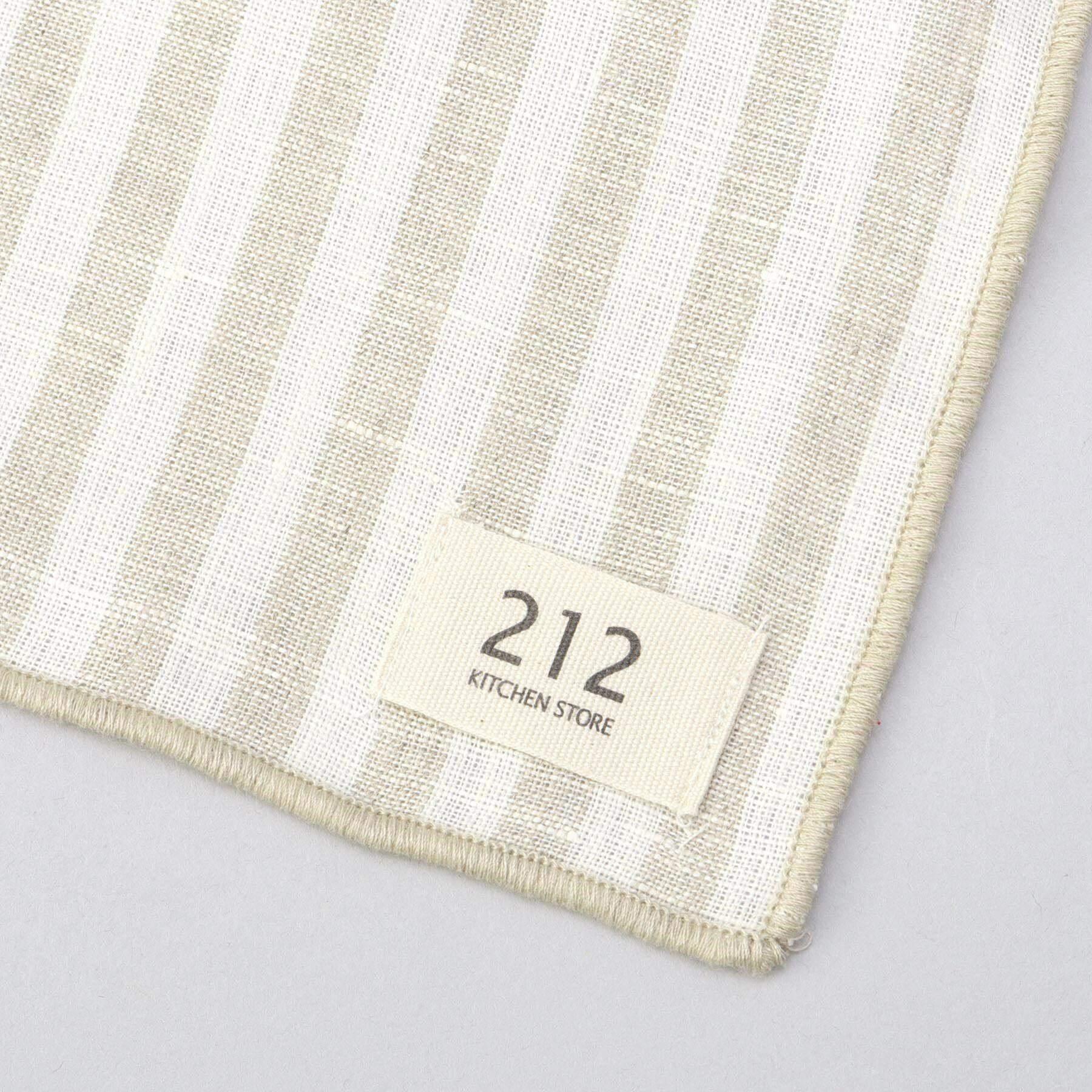 212 KITCHEN STORE「リネンストライプ キッチンクロスS IV&times;BE ＜212Kオリジナル ＞」|食器・キッチングッズ|