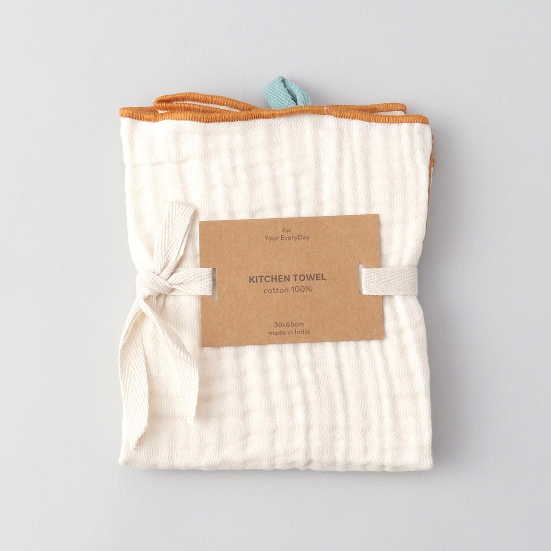 212 KITCHEN STORE「カラーメローガーゼキッチンタオル BR」|食器・キッチングッズ|