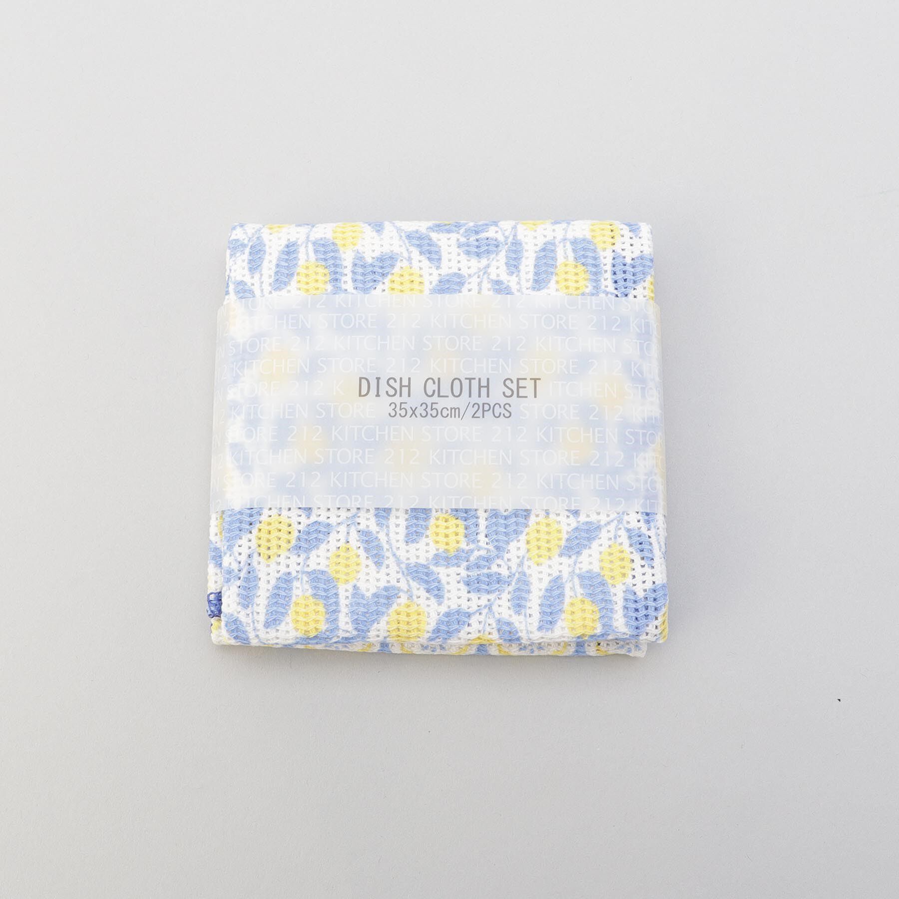 212 KITCHEN STORE「ディッシュクロス2PCSセット リーフプロバンス BL」|食器・キッチングッズ|