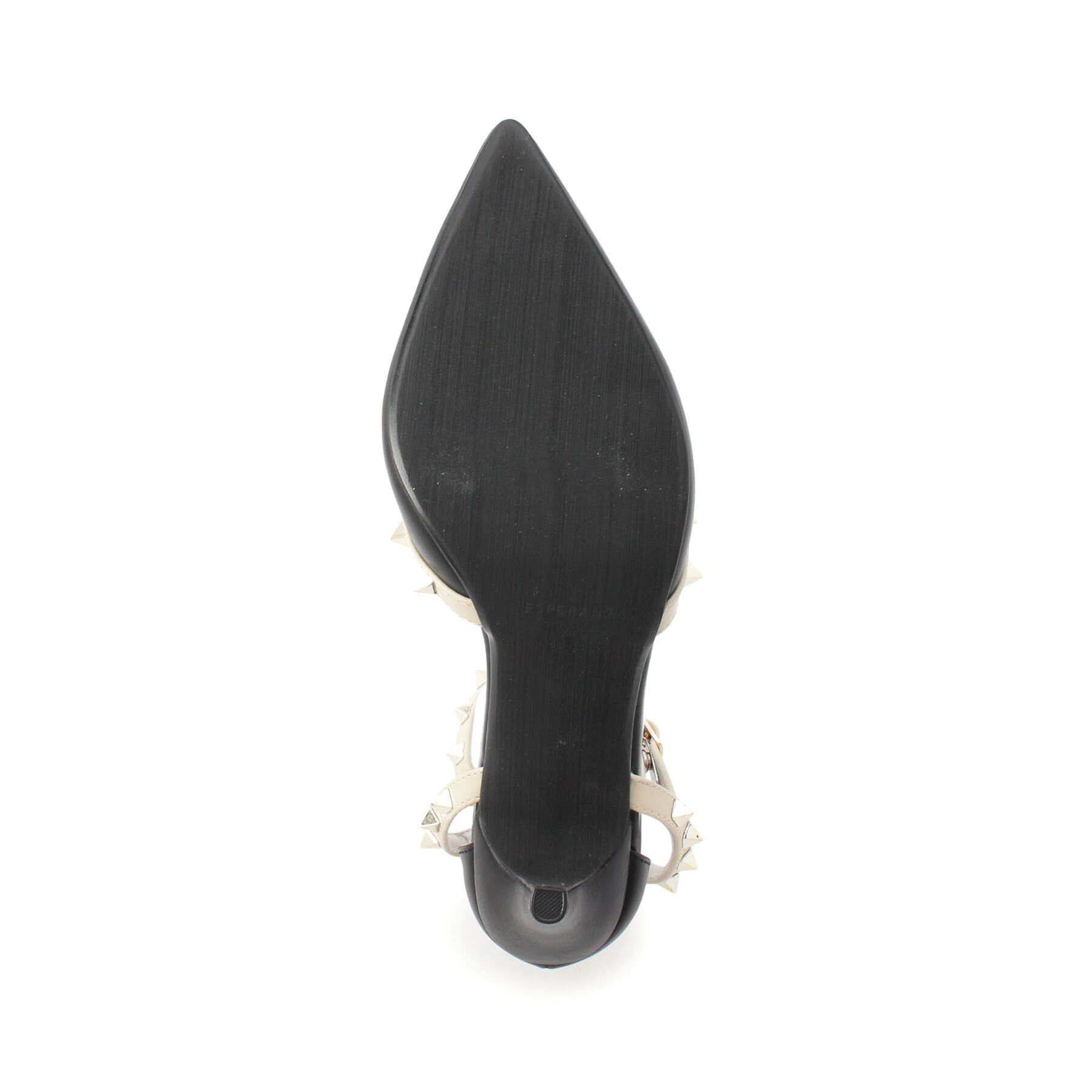 ESPERANZA「スタッズアンクルストラップヒールパンプス」|パンプス|