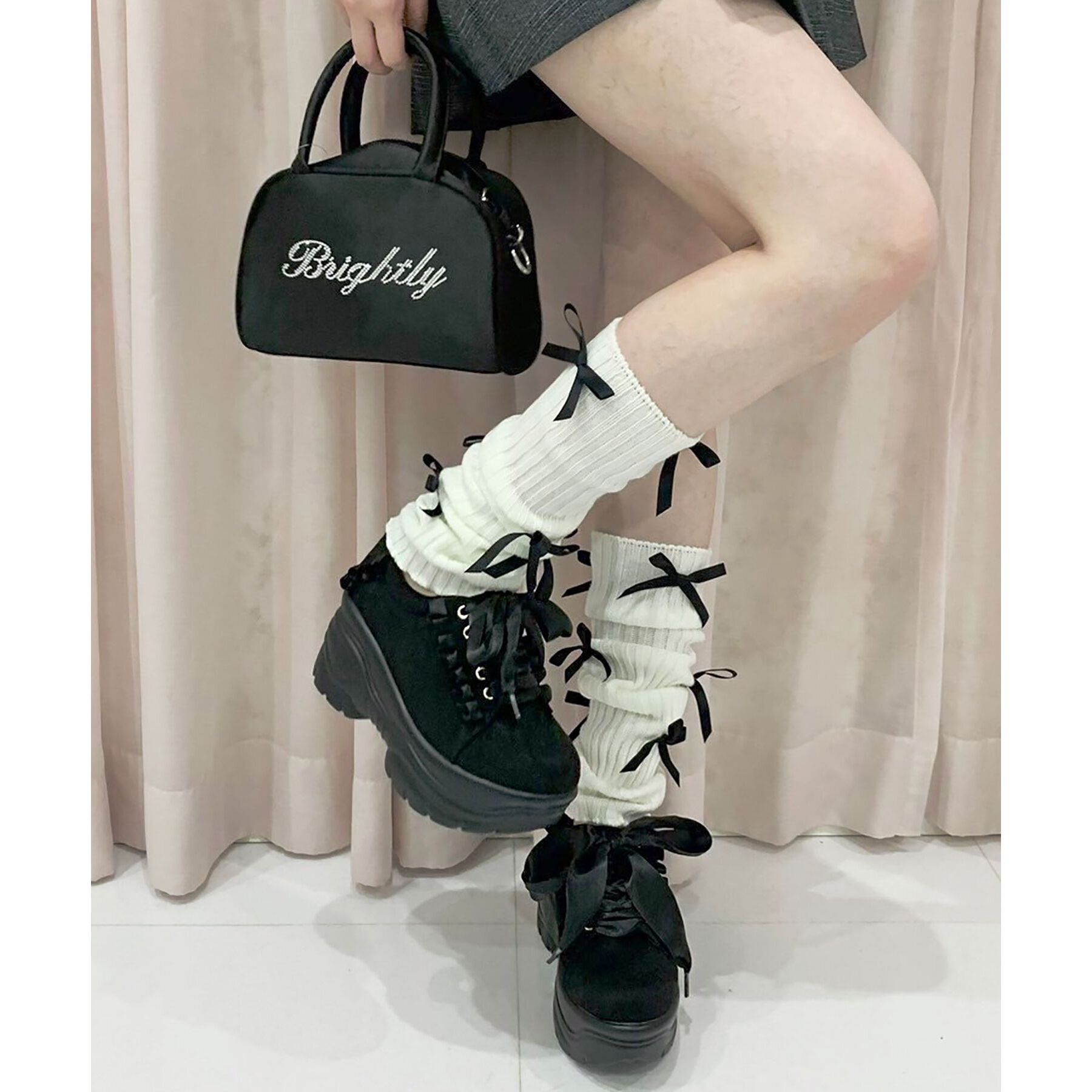 csT&P「厚底フリルスニーカー」|スニーカー|