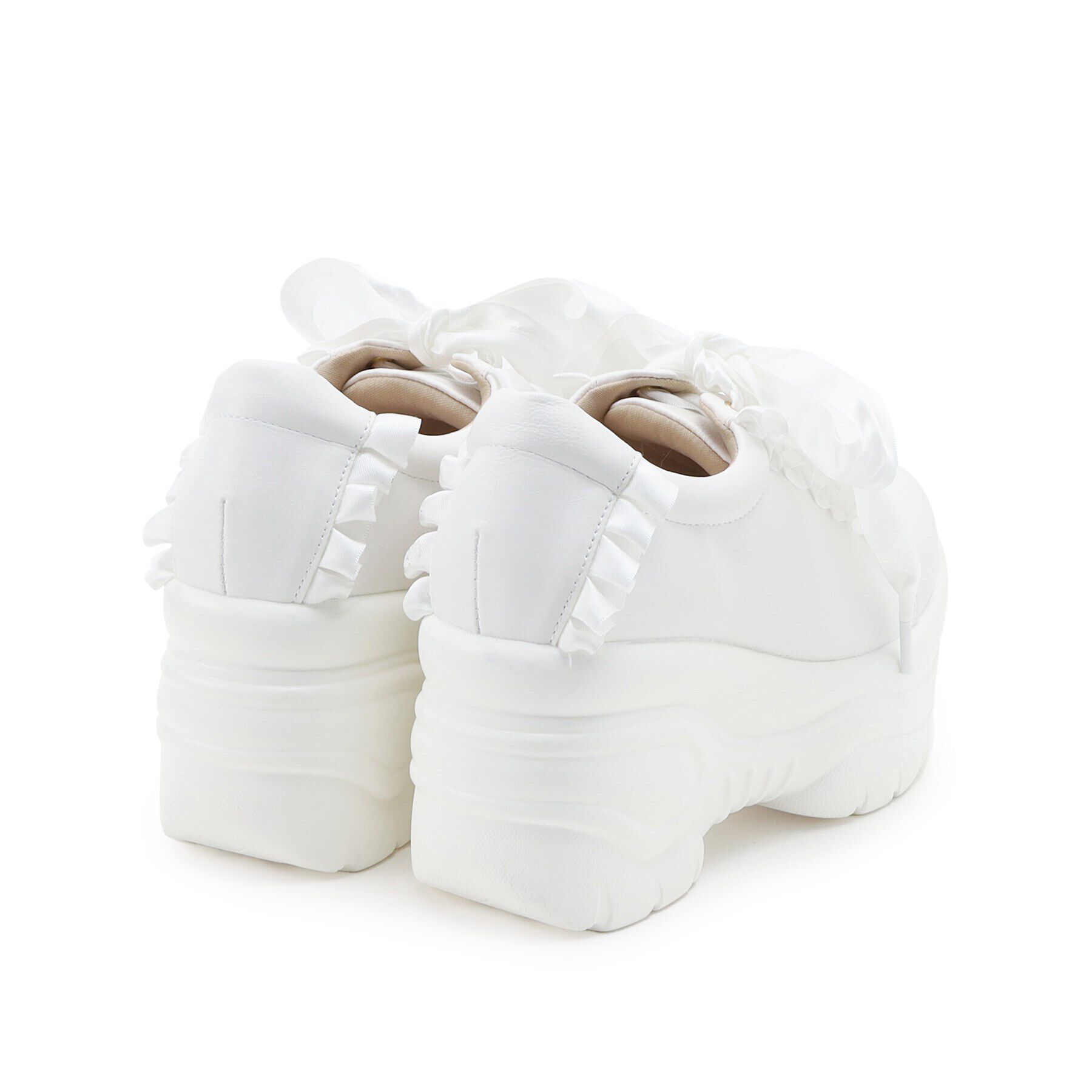 csT&P「厚底フリルスニーカー」|スニーカー|
