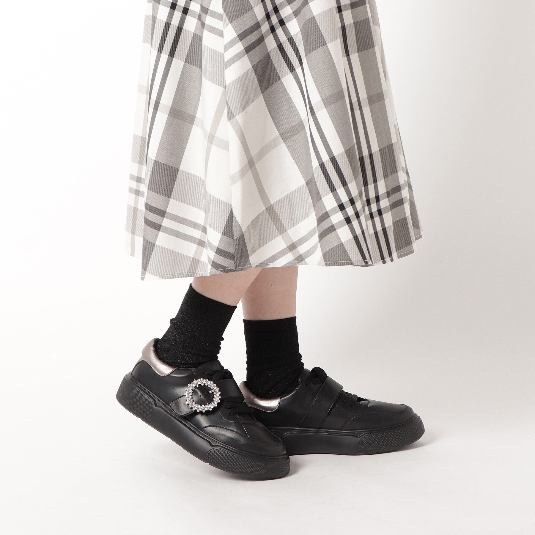 ESPERANZA「ビジューバックルスニーカー」|スニーカー|