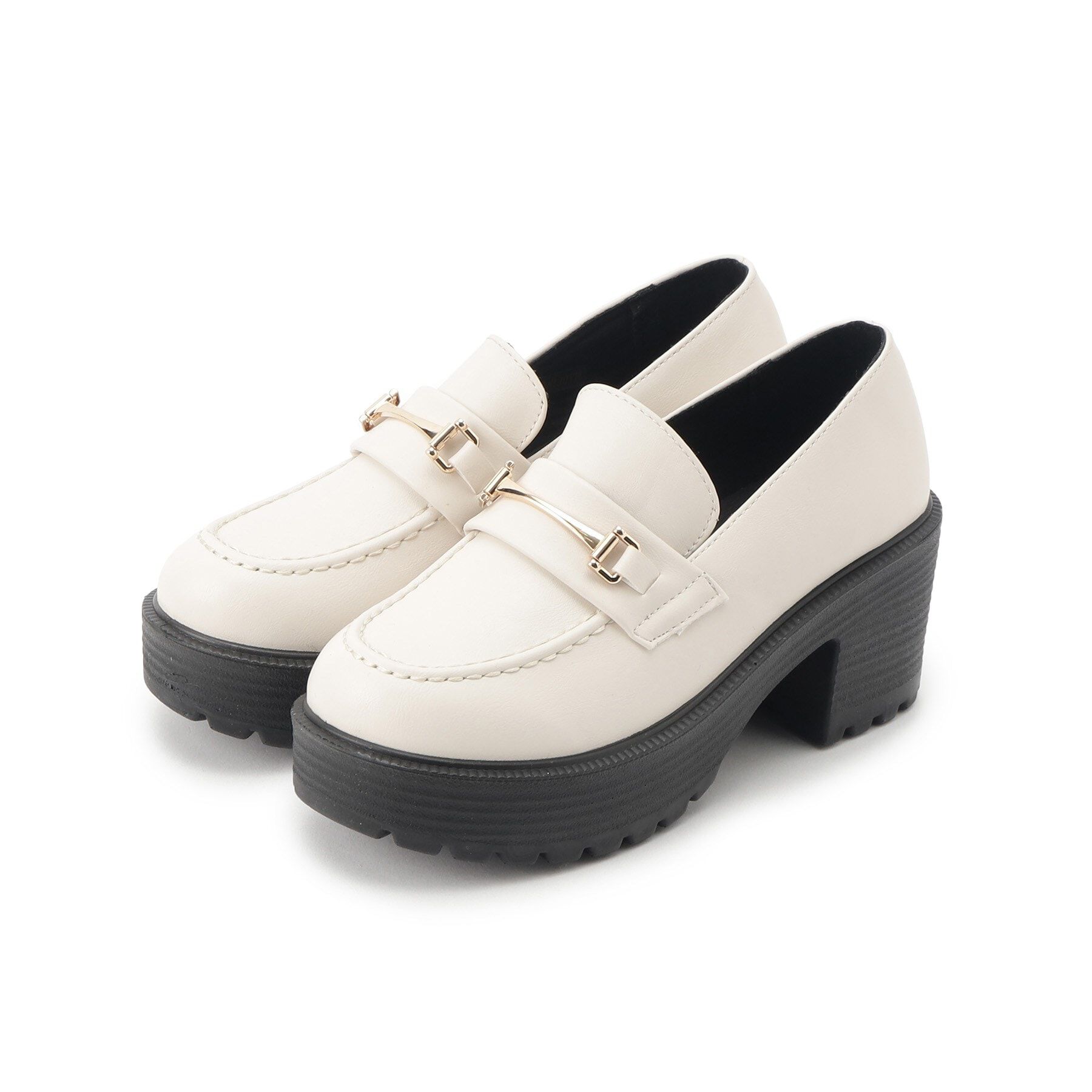 csT&P「ビット付きローファー」|パンプス|アイボリー(004)