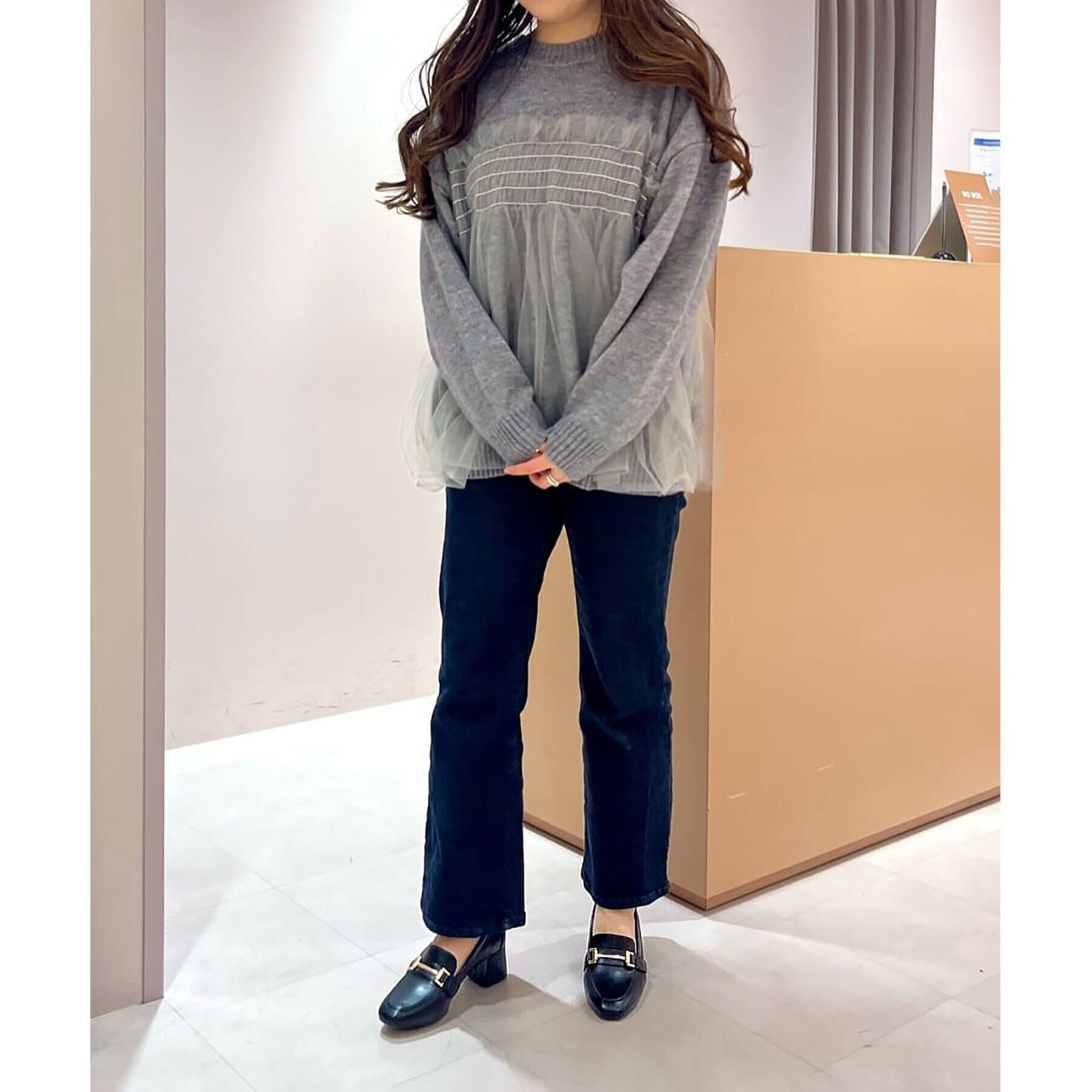 ESPERANZA「ブロックヒールローファー 24SS」|パンプス|