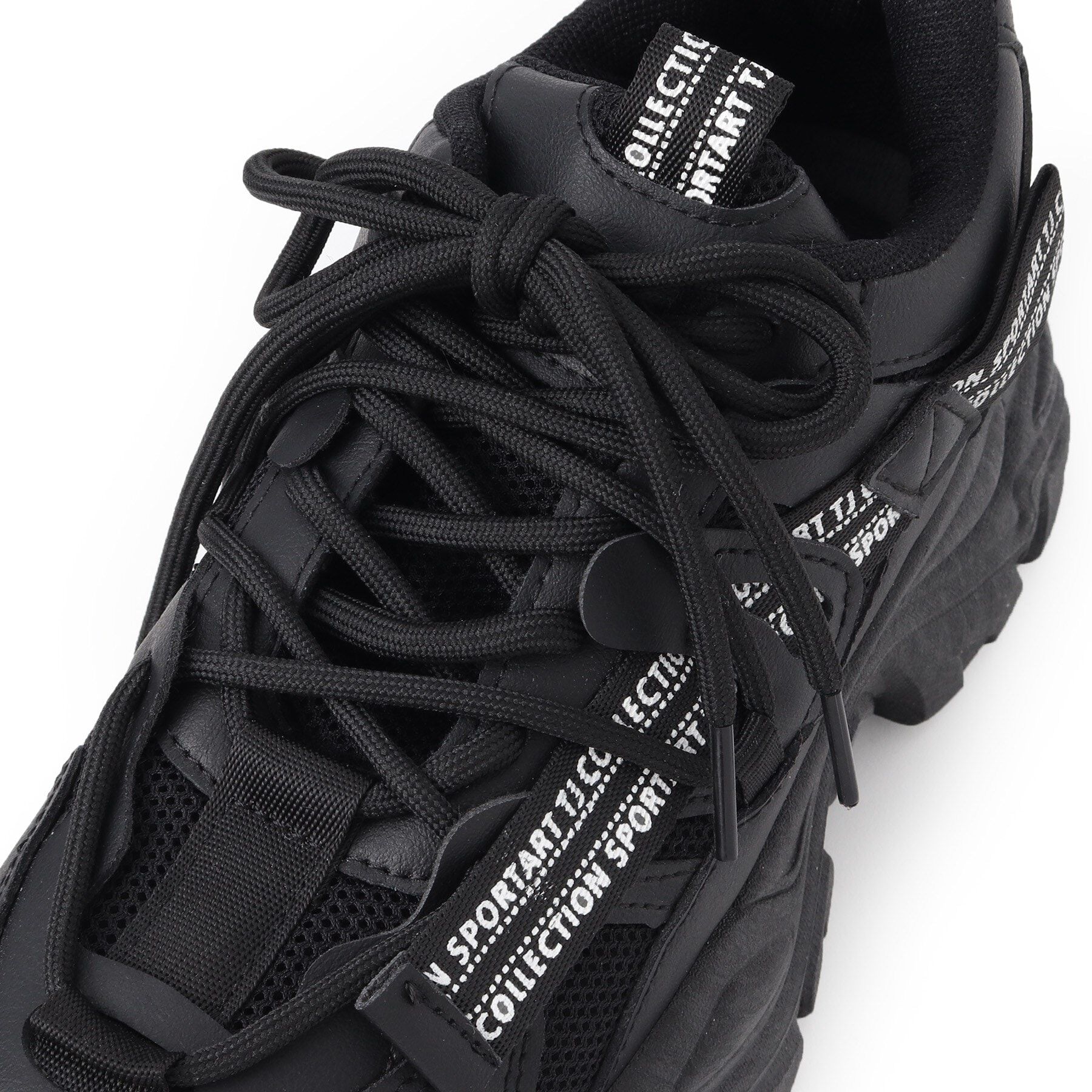 csT&P「厚底ロゴ柄ダッドスニーカー」|スニーカー|