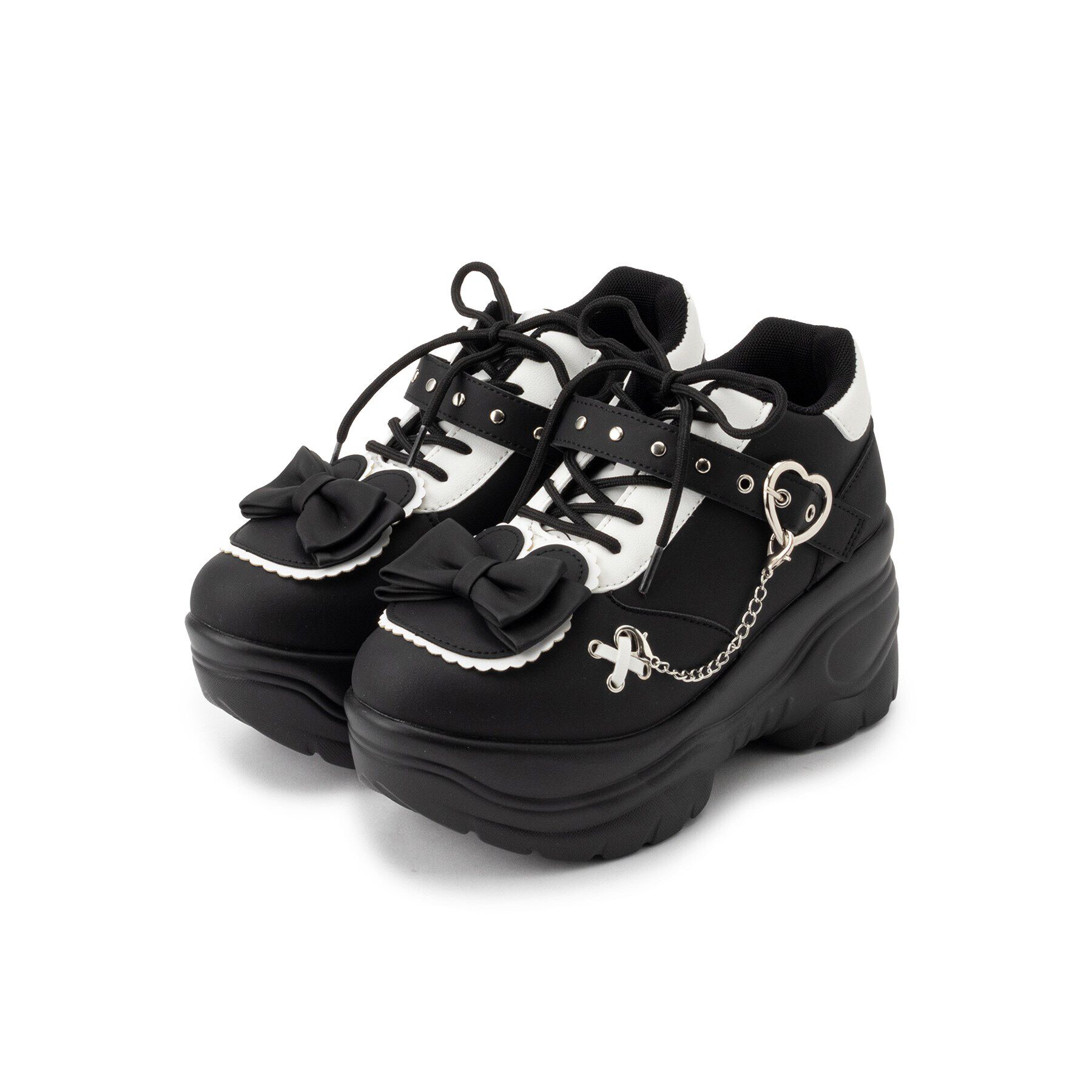 csT&P「厚底ウサギスニーカー」|スニーカー|ﾌﾞﾗｯｸ(019)