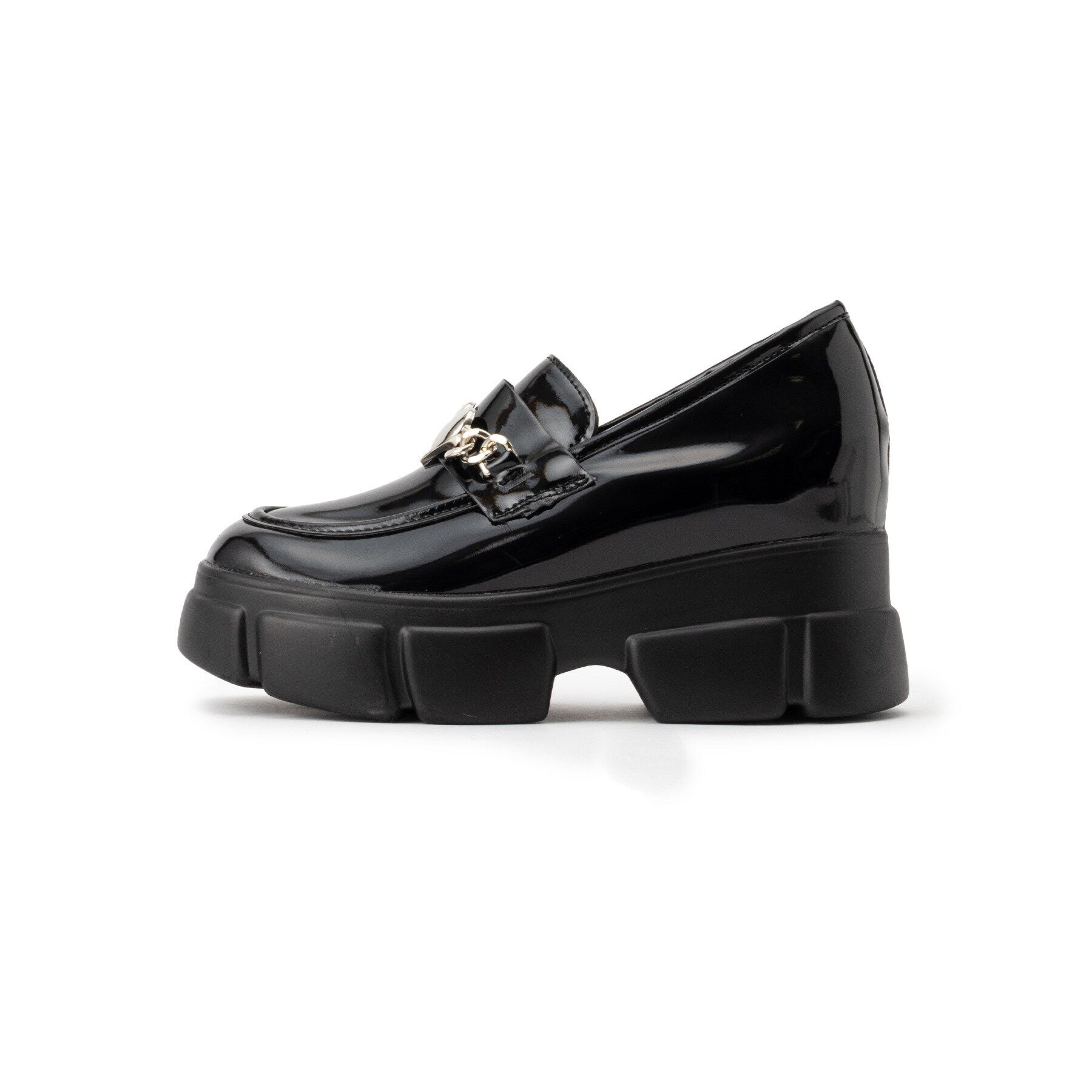 csT&P「厚底ハートチャーム付きローファーパンプス」|パンプス|