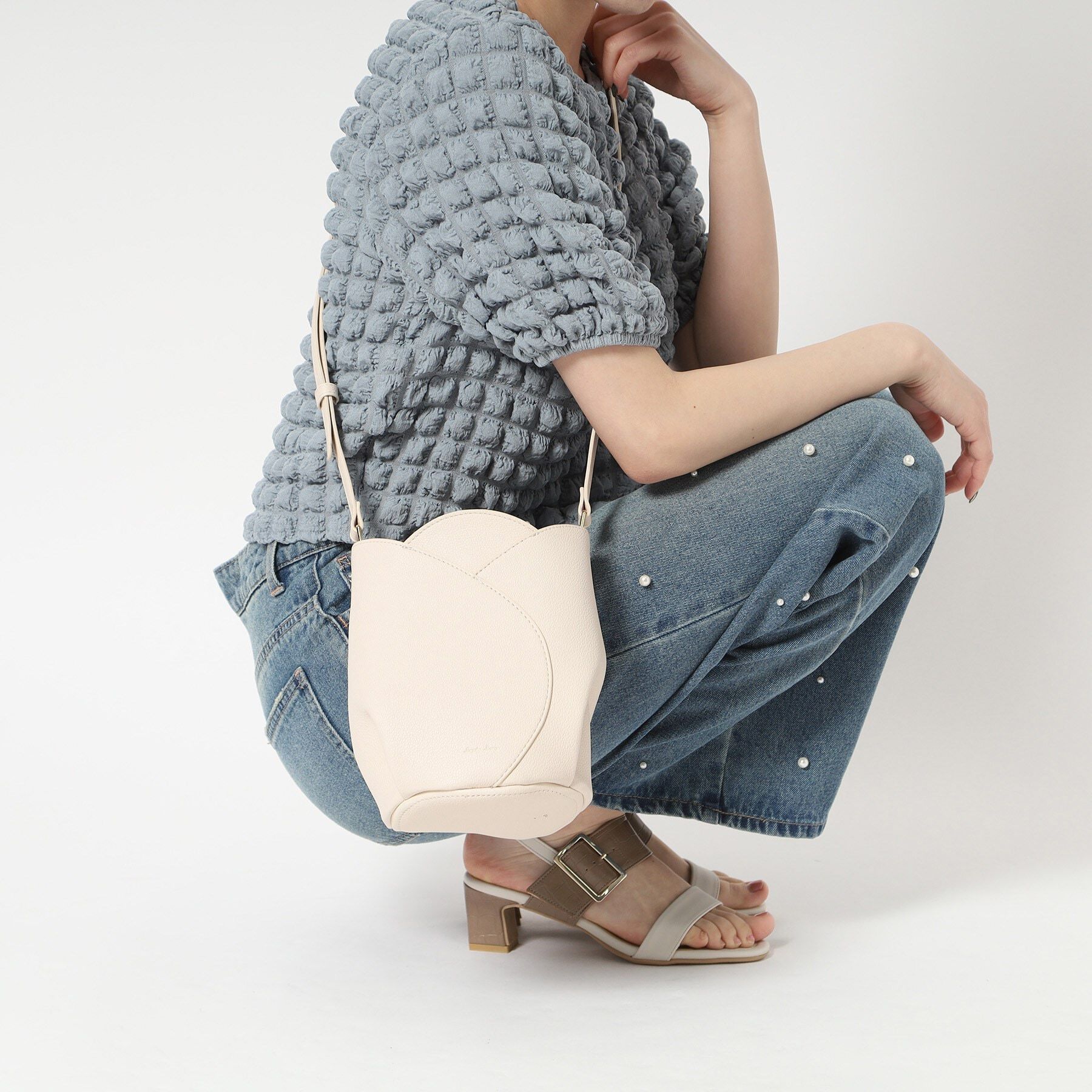 Ober Tashe「チューリップモチーフミニショルダー」|ショルダー・メッセンジャー|