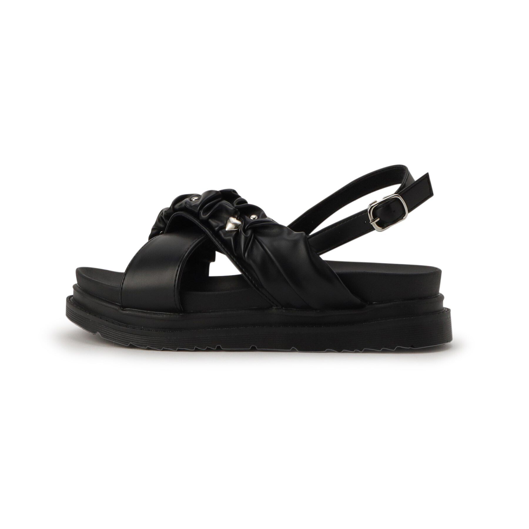 csT&P「厚底ハートスタッズスポサン」|サンダル|