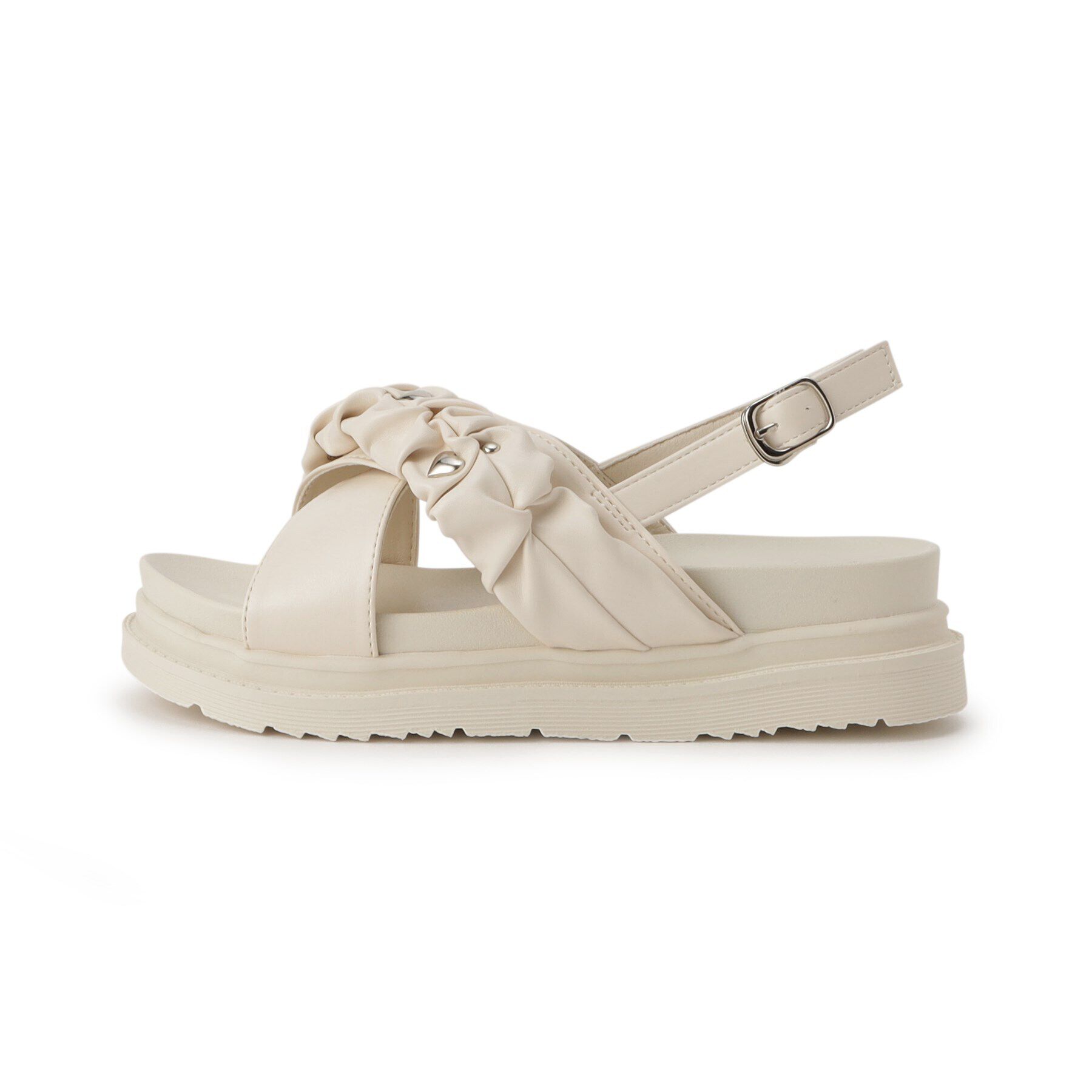 csT&P「厚底ハートスタッズスポサン」|サンダル|