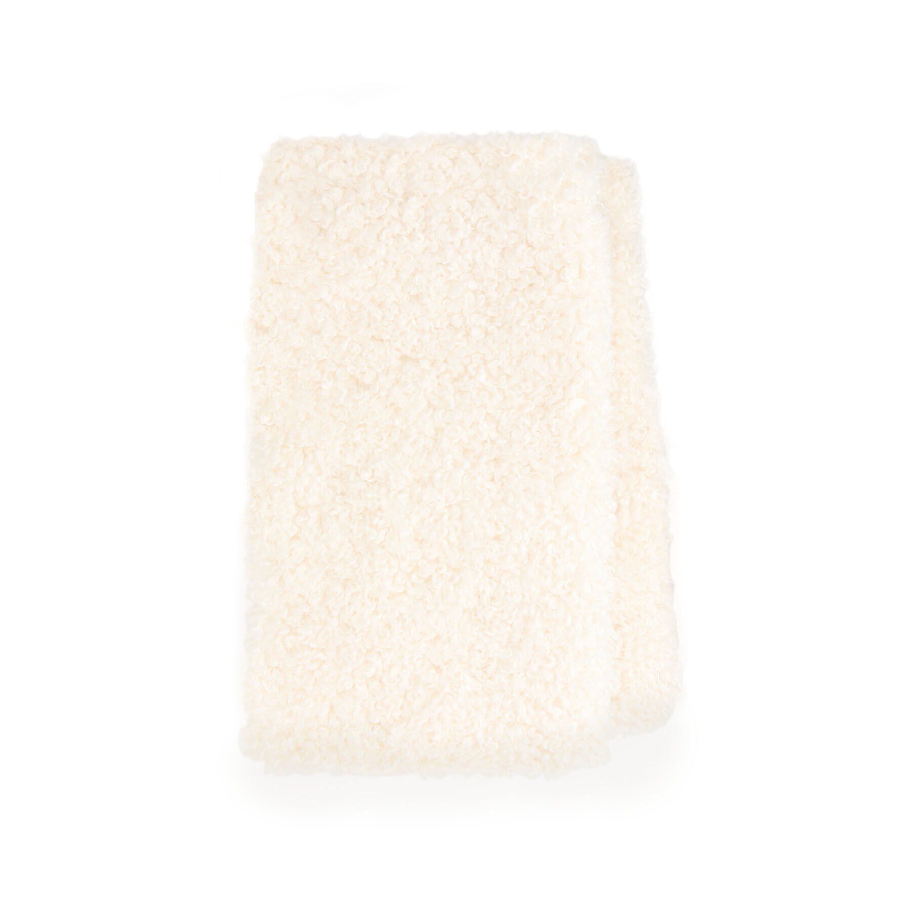 ESPERANZA「カールフェイクファーブーツカバー」|レッグウォーマー|ホワイト(401)