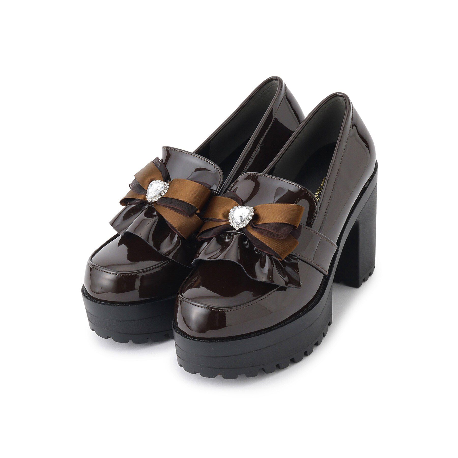 csT&P「厚底ヒールリボン付きパンプス」|パンプス|ﾌﾞﾗｳﾝ(243)