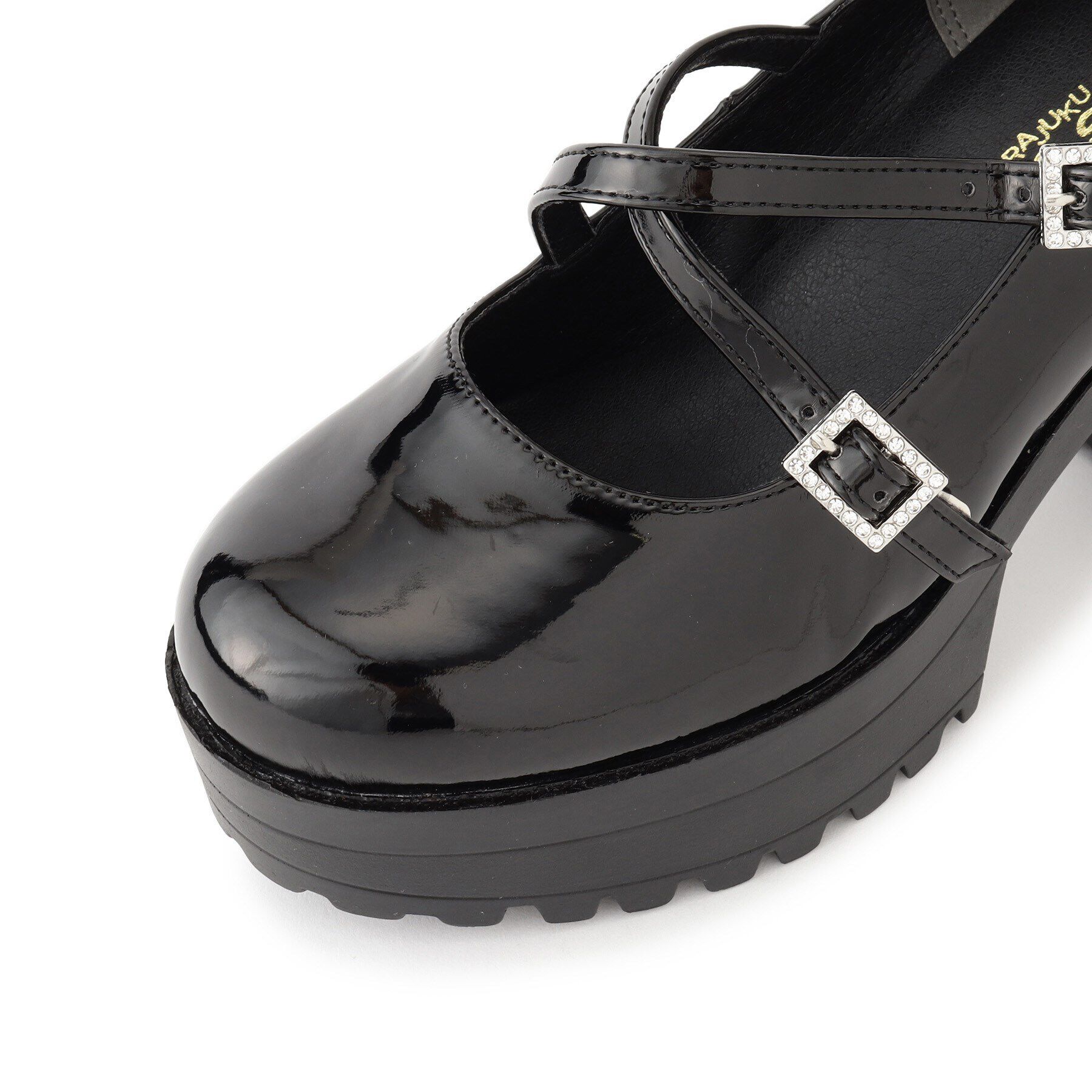 csT&P「厚底キラキラダブルストラップパンプス」|パンプス|