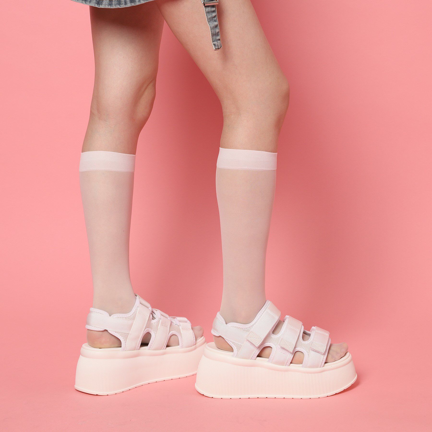 csT&P「厚底3本ベルトスポーツサンダル」|サンダル|