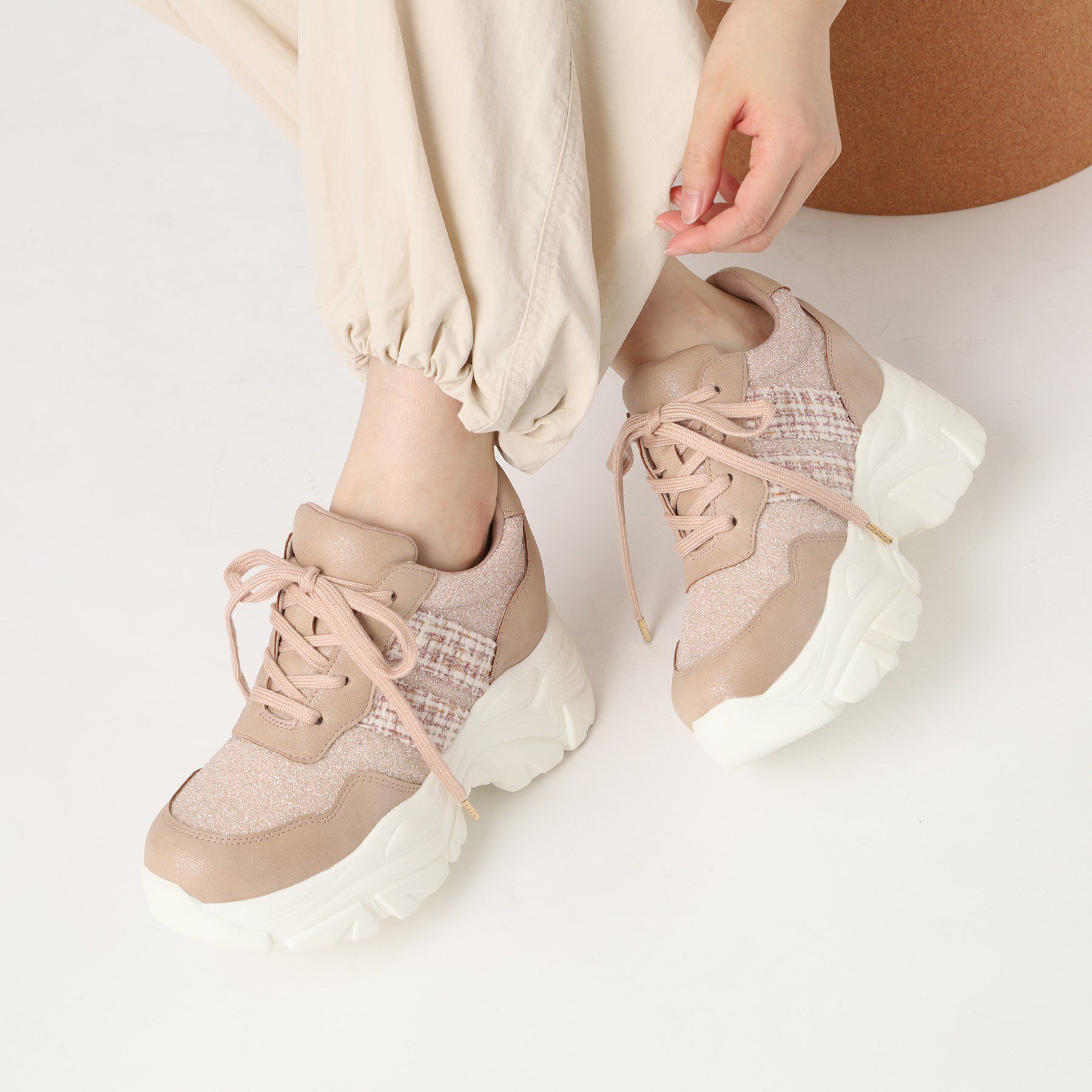 ESPERANZA「きゅんフィットインソールサイドラインスニーカー」|スニーカー|