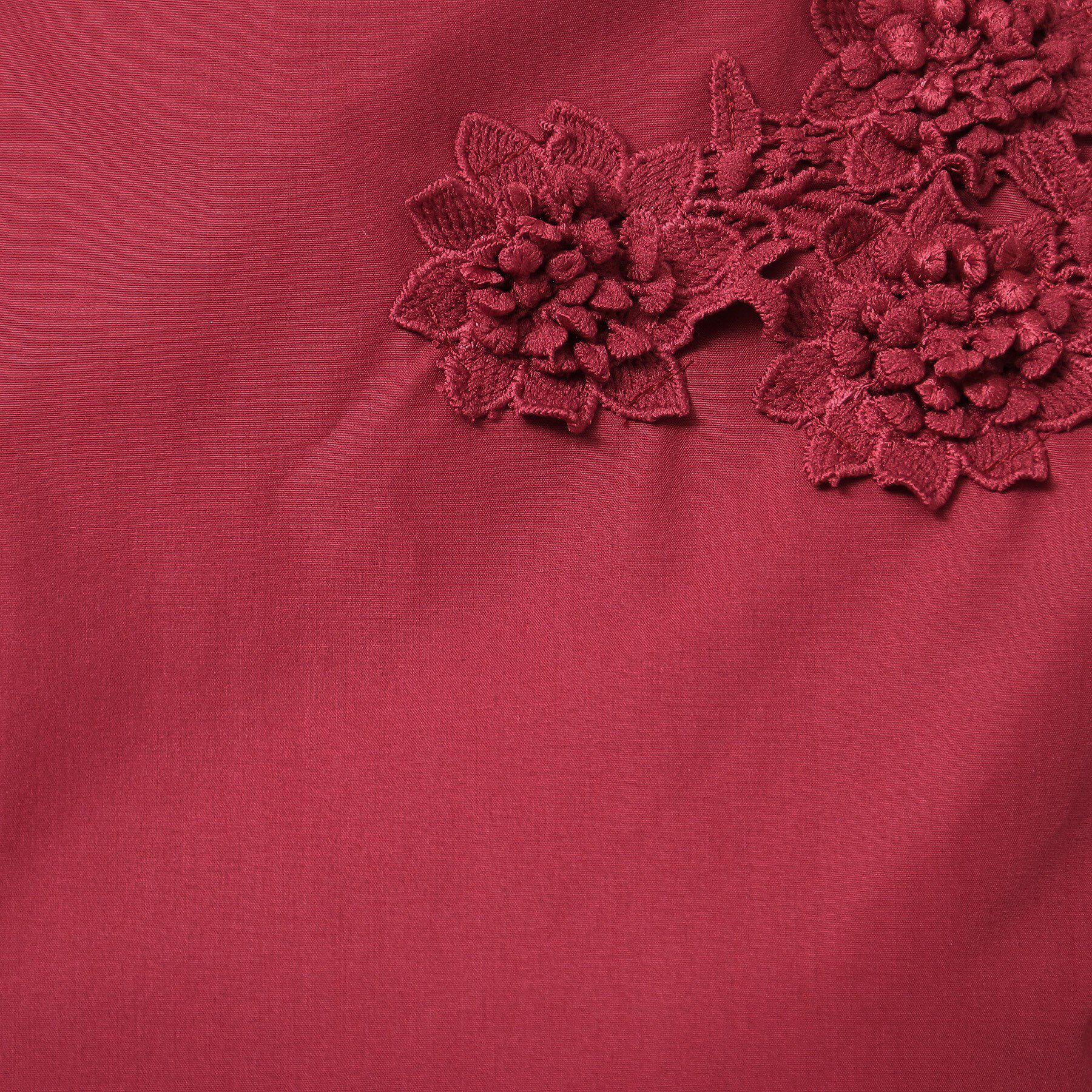 SunaUna「【フラワーモチーフ付き／袖シフォン】肘下丈ブラウス」|シャツ・ブラウス|