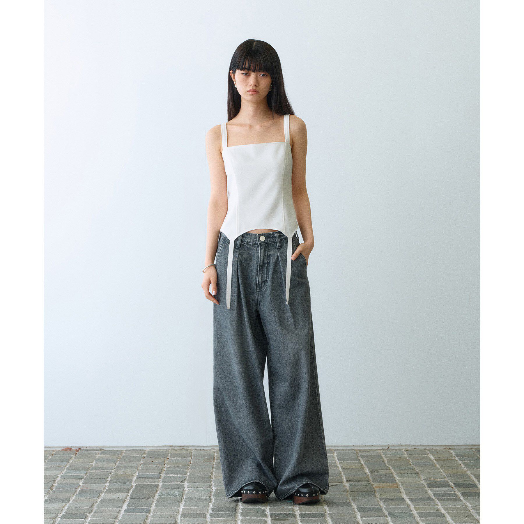 CODE A「corset cami」|キャミソール|