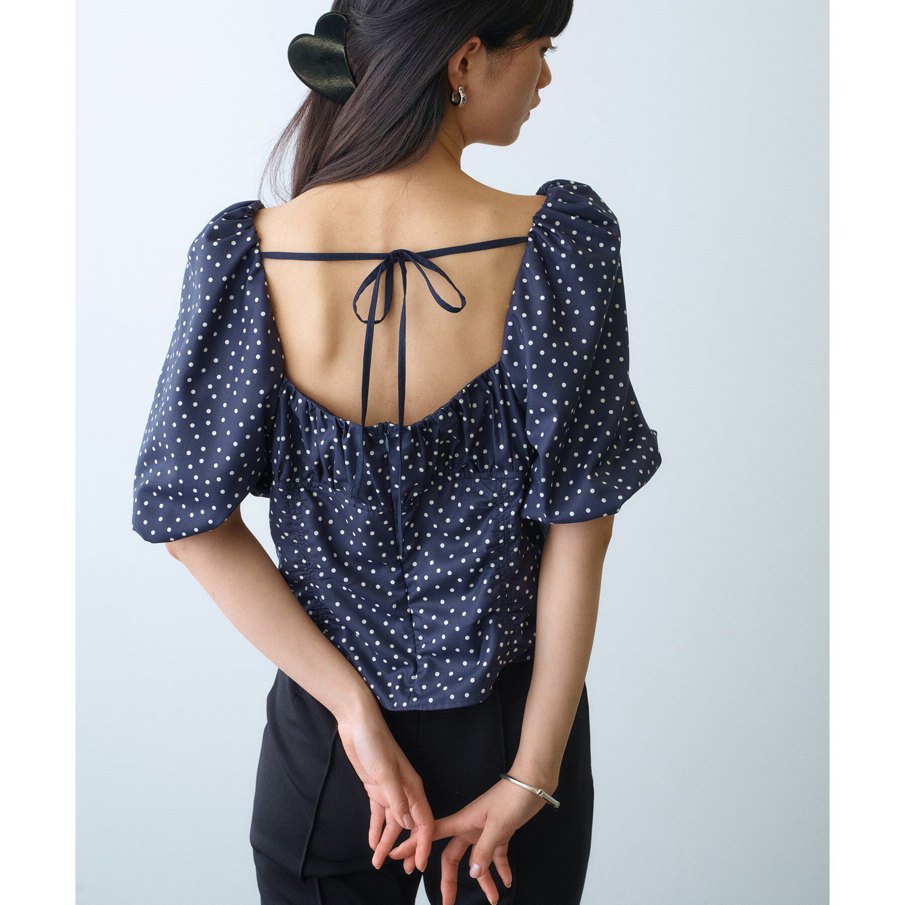 CODE A「polka dot blouse」|シャツ・ブラウス|