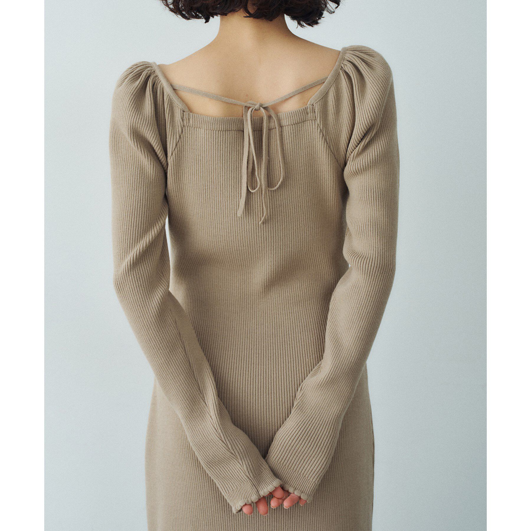 CODE A「femi rib knit dress」|ワンピース|