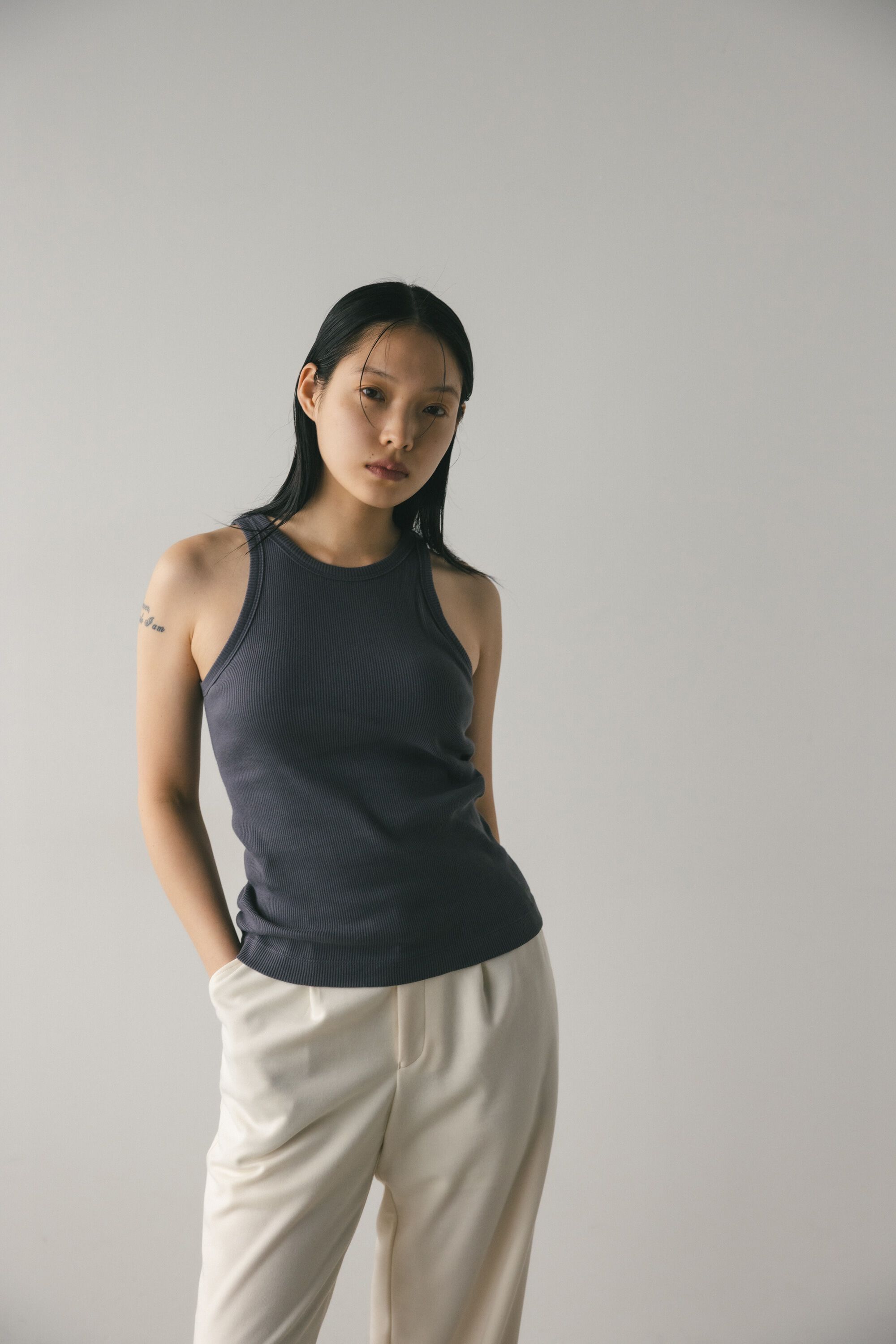 STYLEMIXER「カップ付きアメスリタンクトップ」|タンクトップ|
