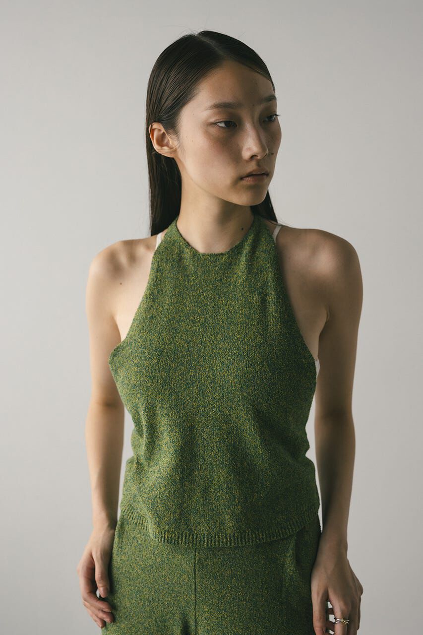 STYLEMIXER「ホルターパイルニットトップ」|キャミソール|