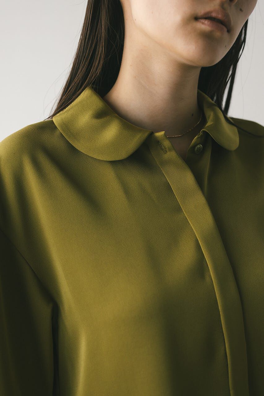 STYLEMIXER「サークルカラーサテンショートシャツ」|シャツ・ブラウス|