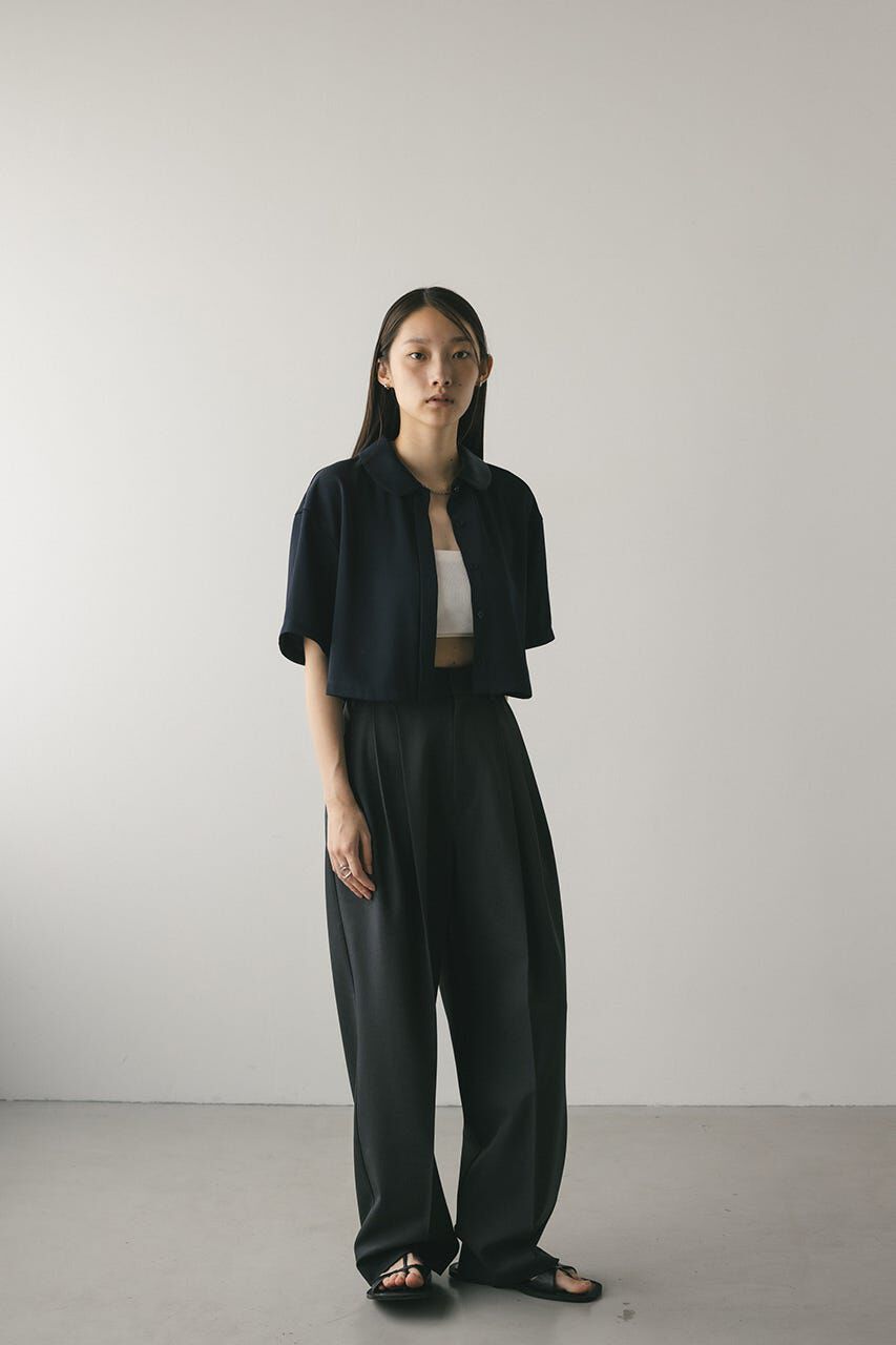 STYLEMIXER「サークルカラーサテンショートシャツ」|シャツ・ブラウス|