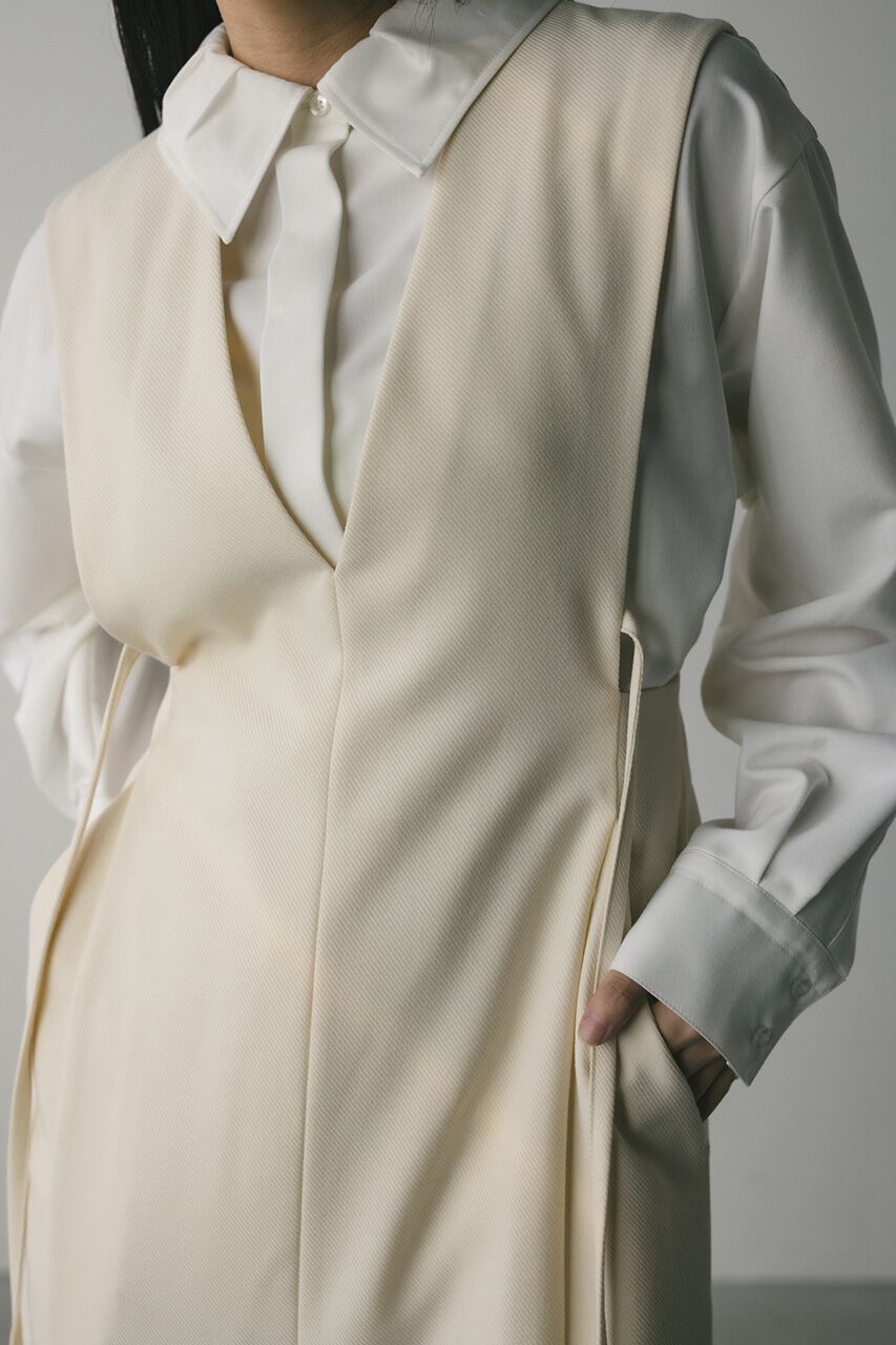 STYLEMIXER「バックリボンジャンパーワンピース」|ワンピース|