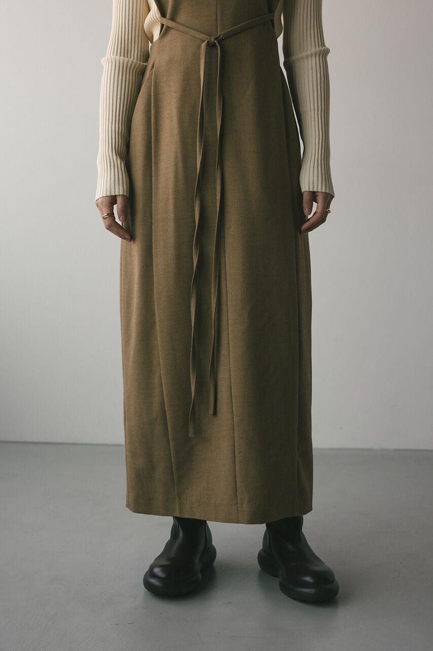 STYLEMIXER「バックリボンジャンパーワンピース」|ワンピース|