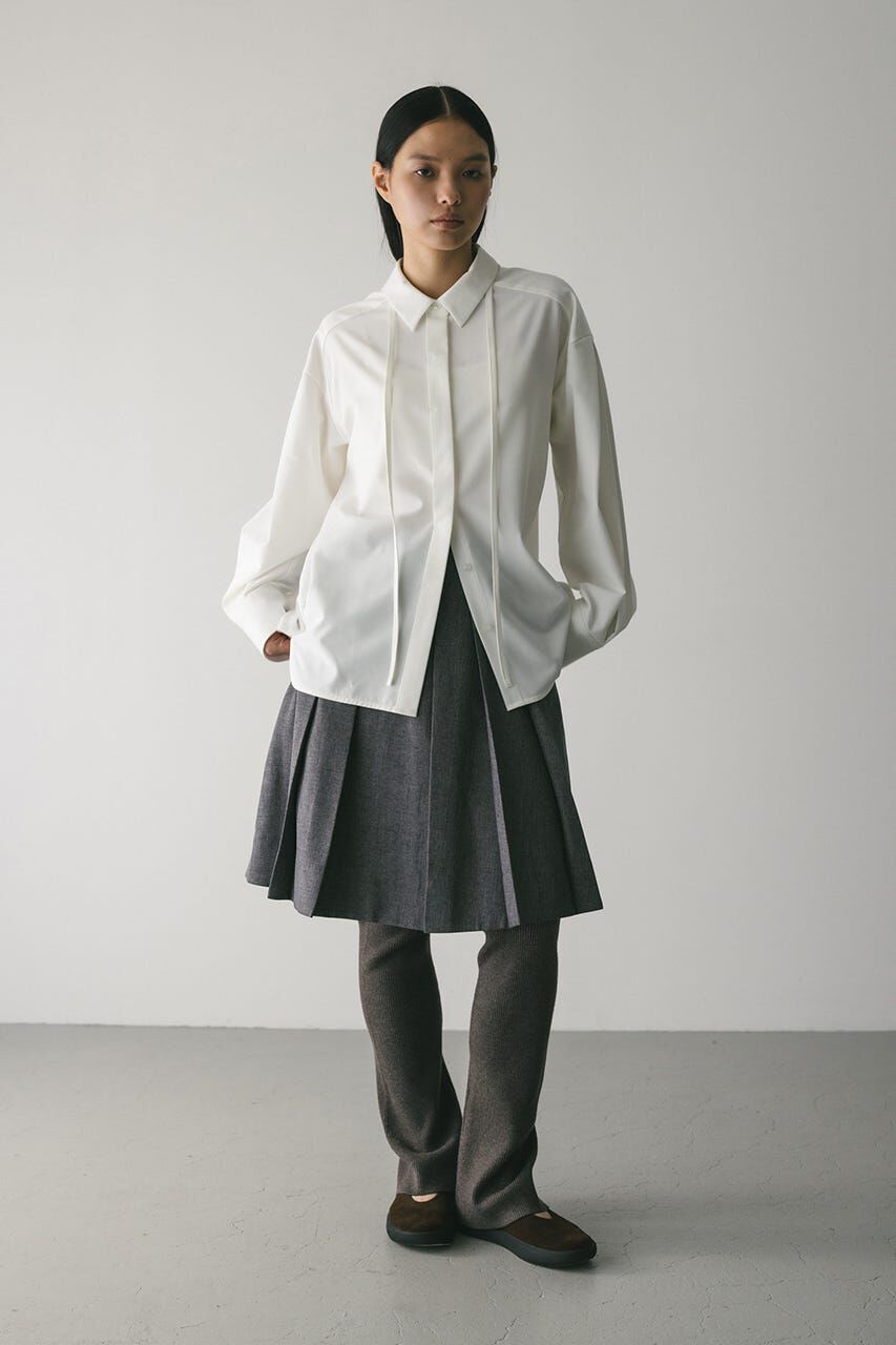 STYLEMIXER「ストリングルーズシャツ」|シャツ・ブラウス|WHT