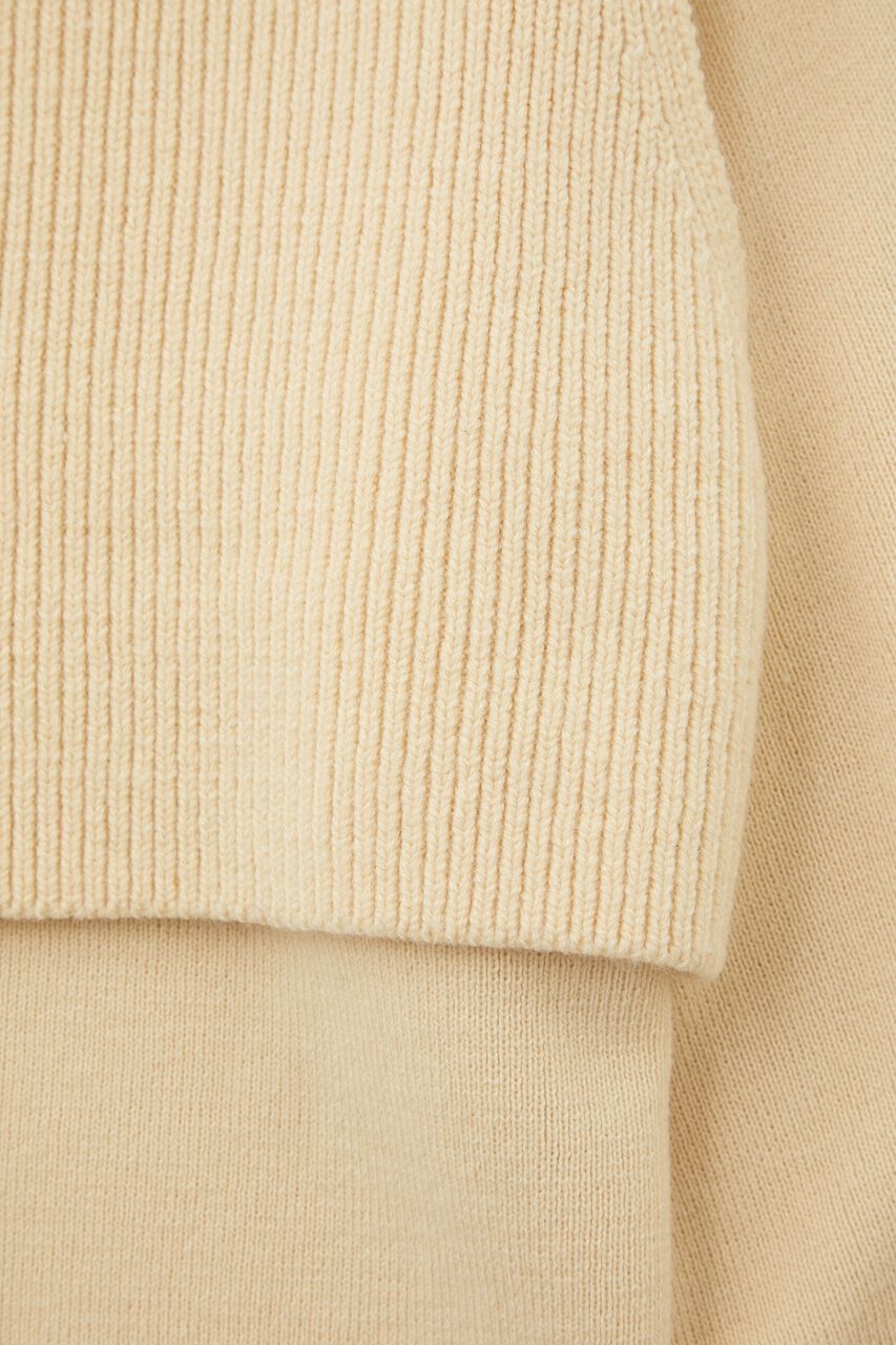 MOUSSY「LAYERED RIB セーター」|ニット・セーター|