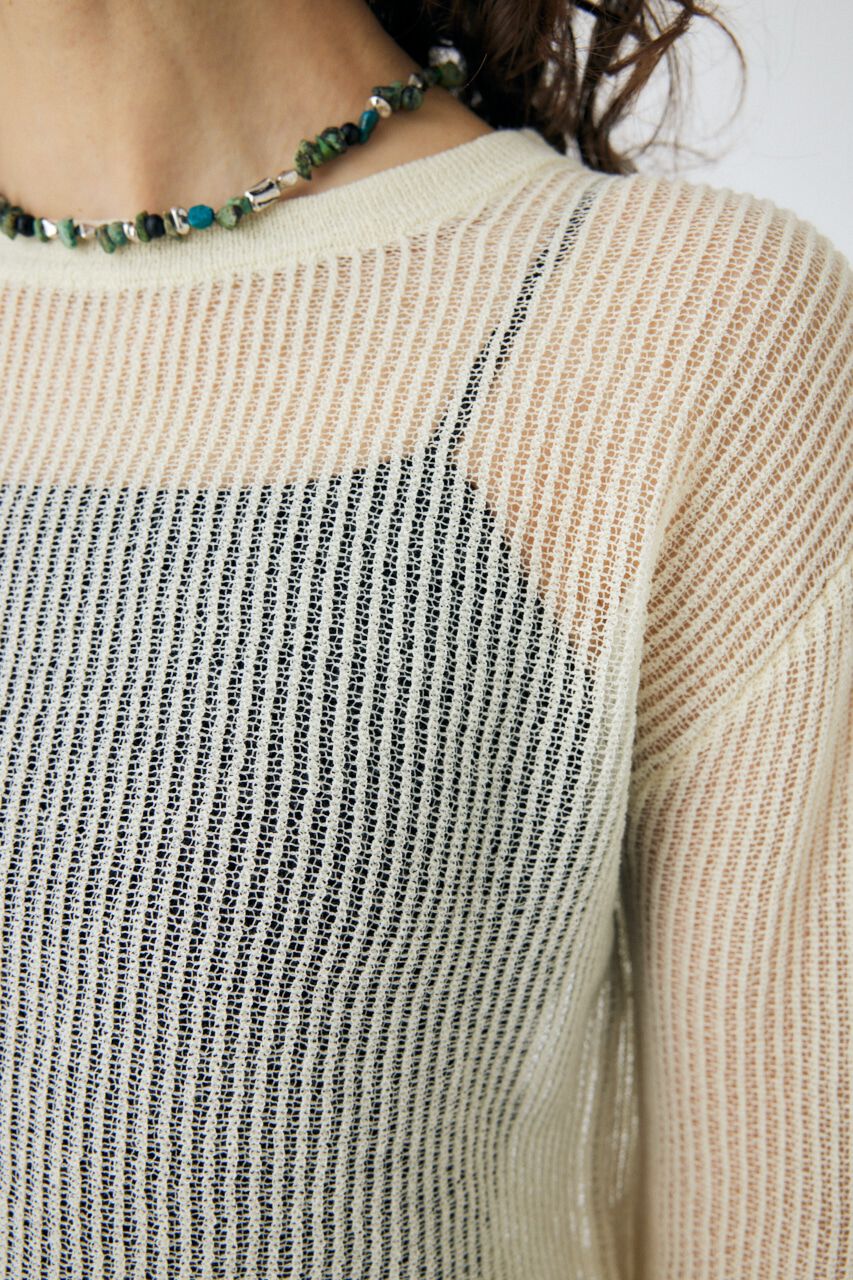 MOUSSY「MESH KNIT トップス」|ニット・セーター|