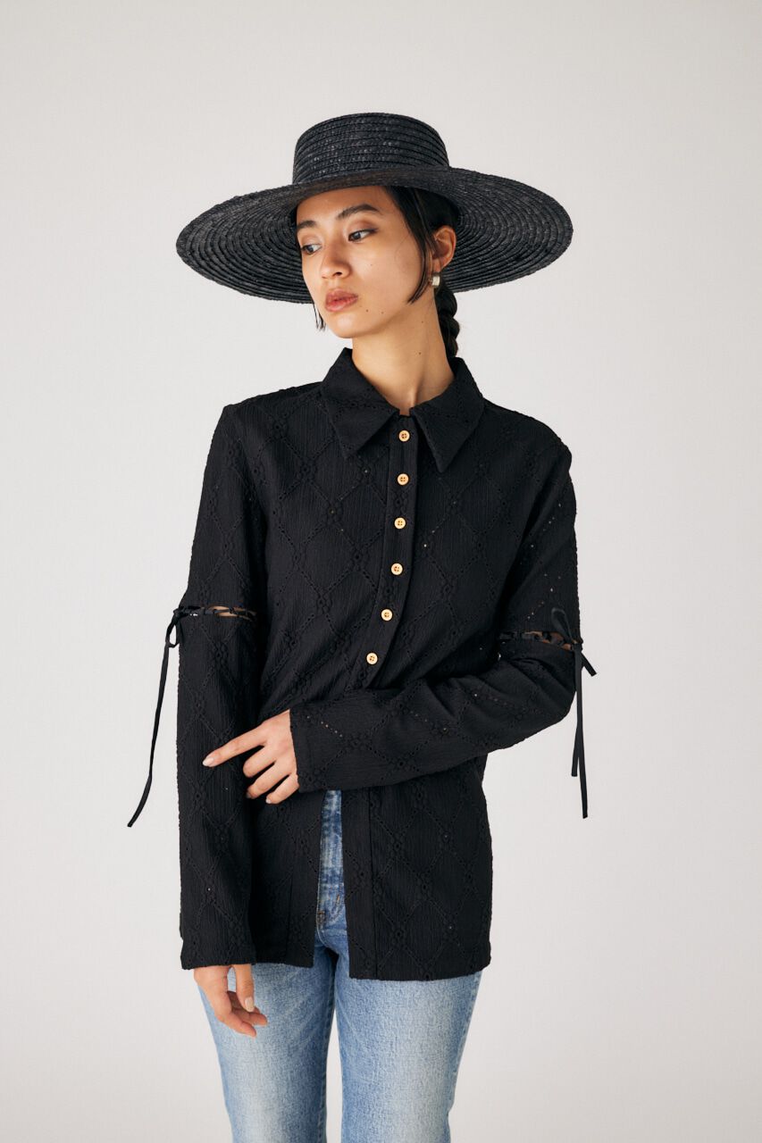 MOUSSY「LACE シャツ」|シャツ・ブラウス|