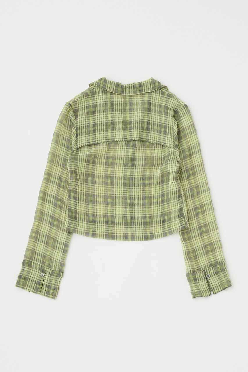 MOUSSY「FRONT TIED CHECK シャツ」|シャツ・ブラウス|