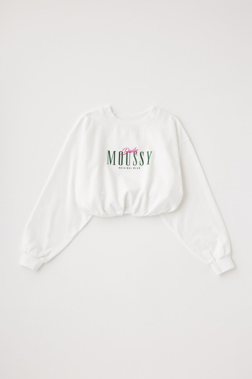 MOUSSY「MOUSSY ELASTIC HEM プルオーバー」|パーカー|WHT
