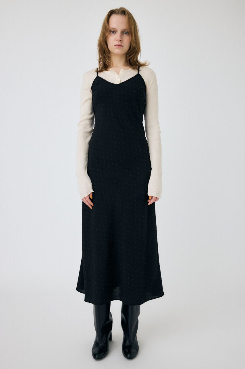 MOUSSY「DOBBY DOT キャミドレス」|ワンピース|