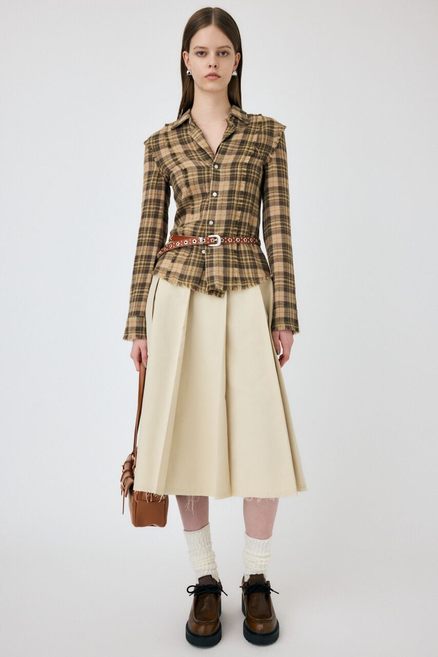 MOUSSY「PLEATS ミディタックスカート」|スカート|IVOY3