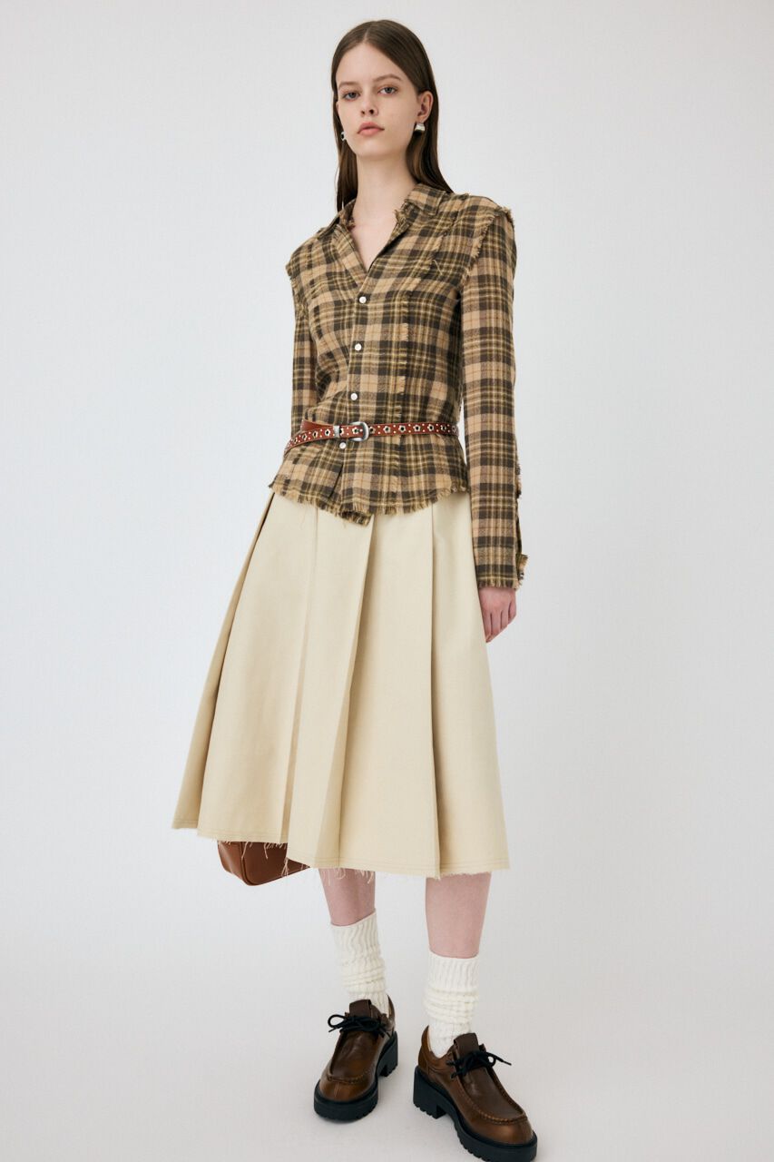 MOUSSY「PLEATS ミディタックスカート」|スカート|